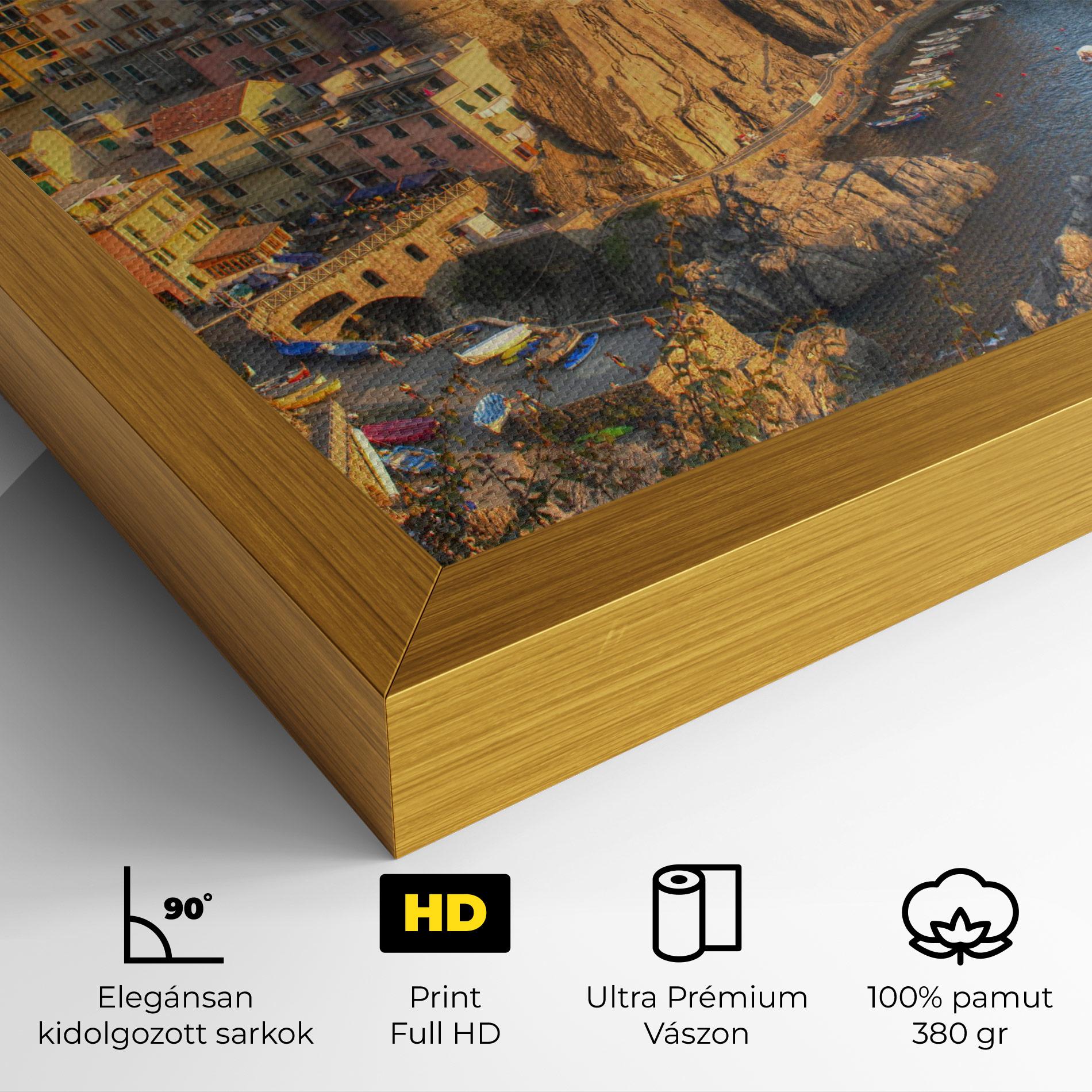 Vászonkép Cinque Terrre mockup 4