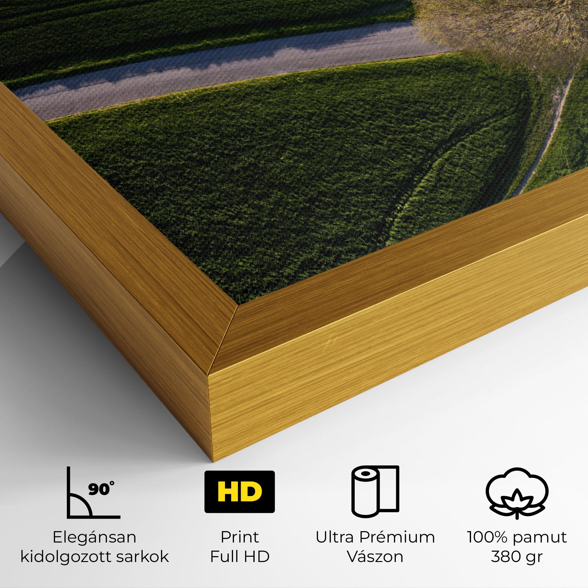 Vászonkép Green Road mockup 4