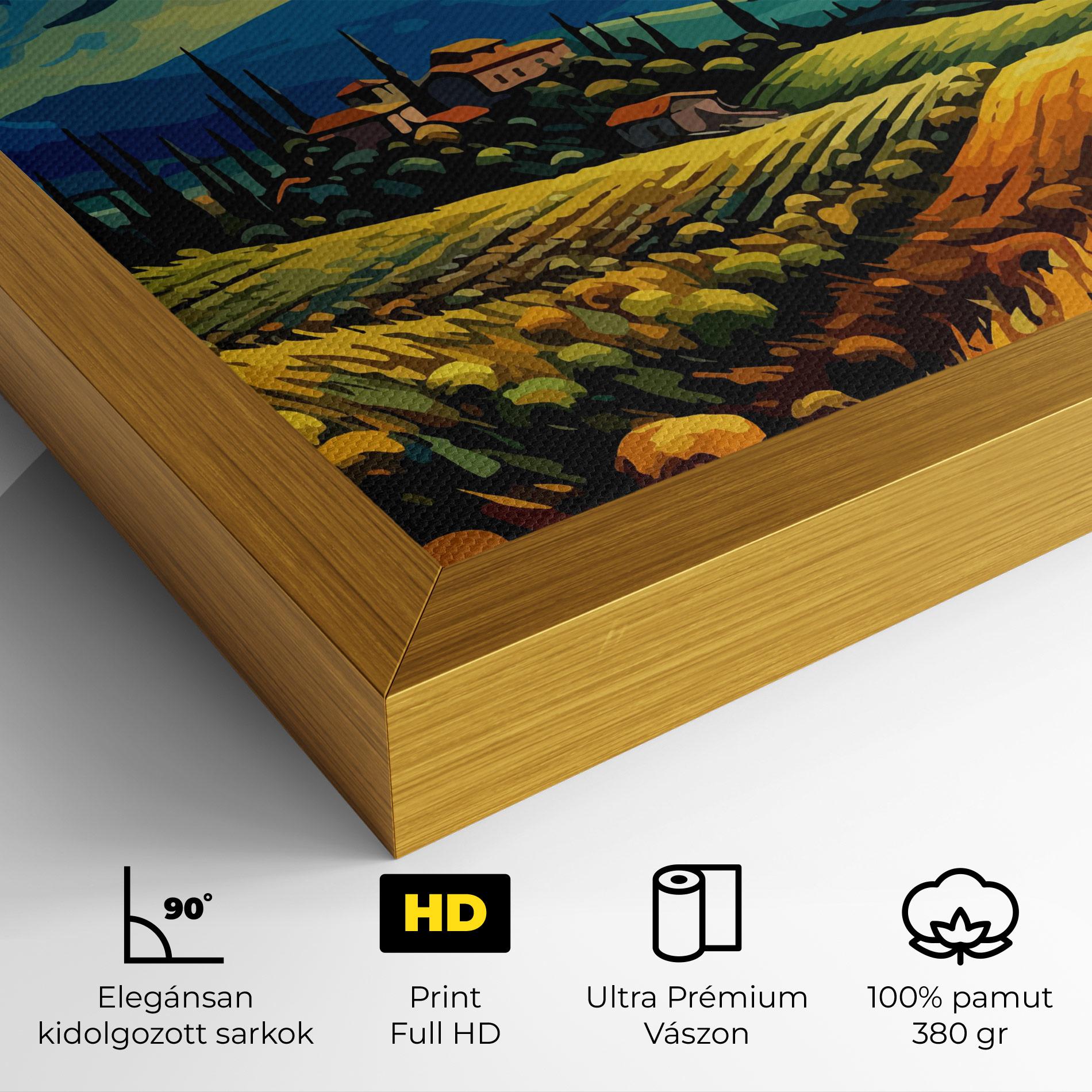 Vászonkép Rural Fantasy View mockup 4