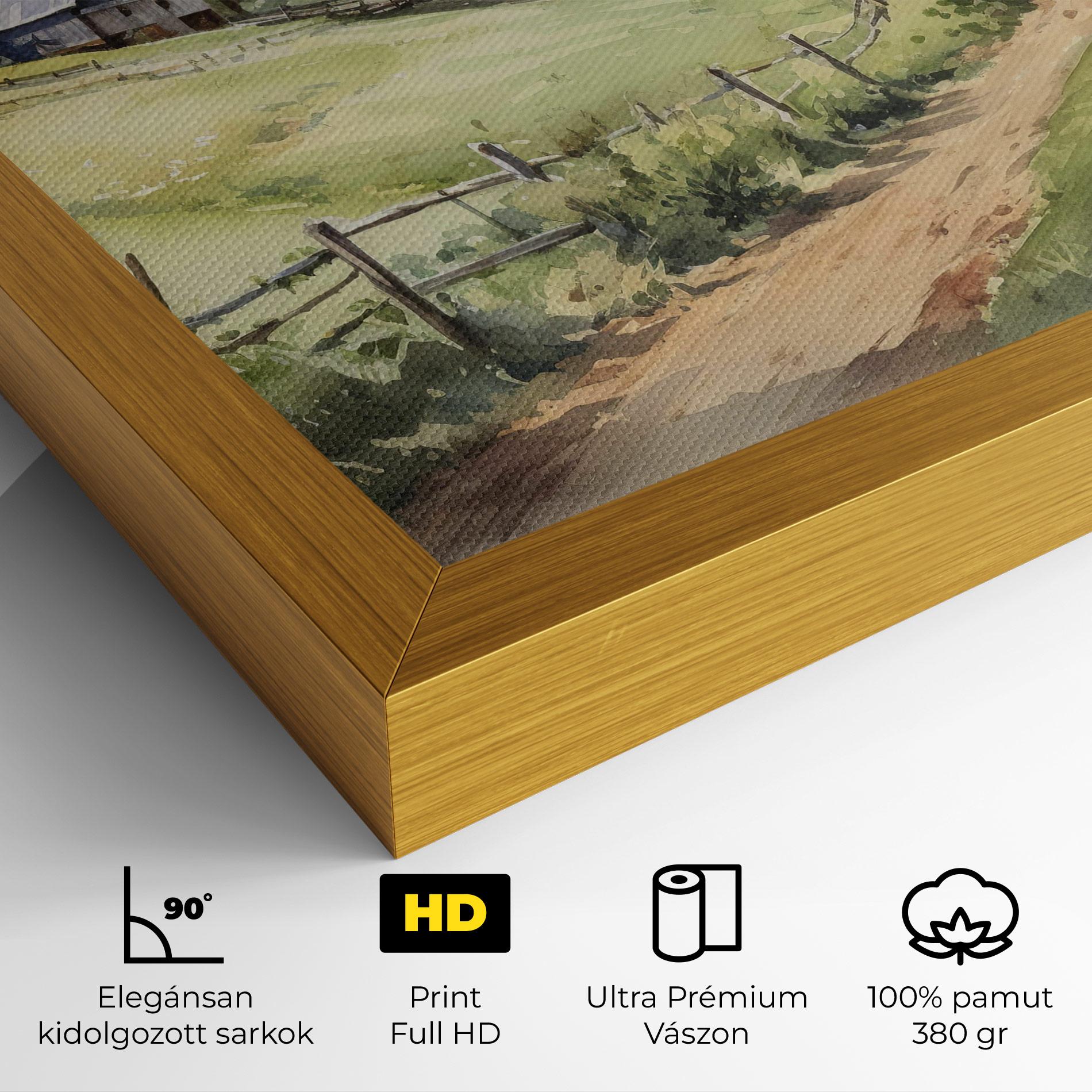Vászonkép Rural Farm mockup 4