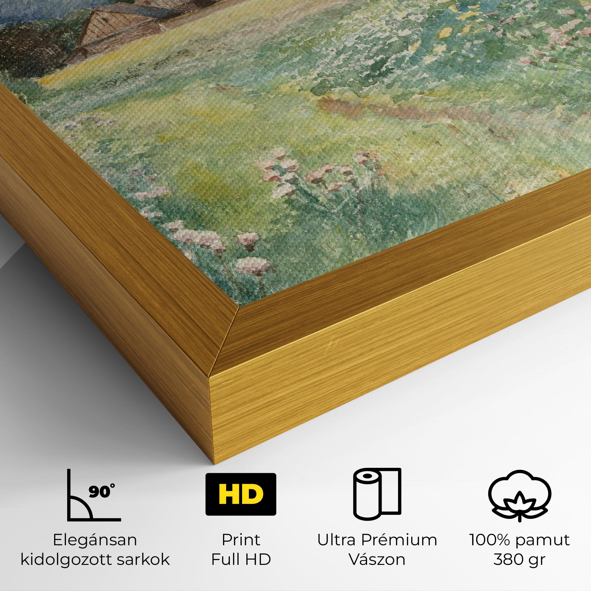 Vászonkép Rural Painting Art mockup 4