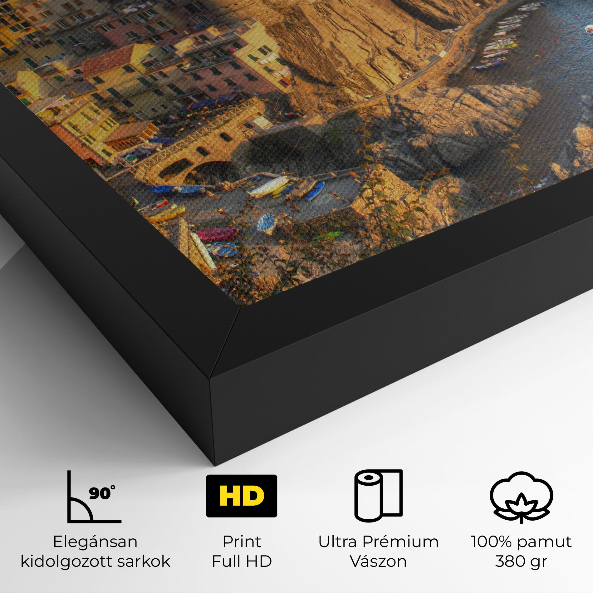 Vászonkép Cinque Terrre mockup 4