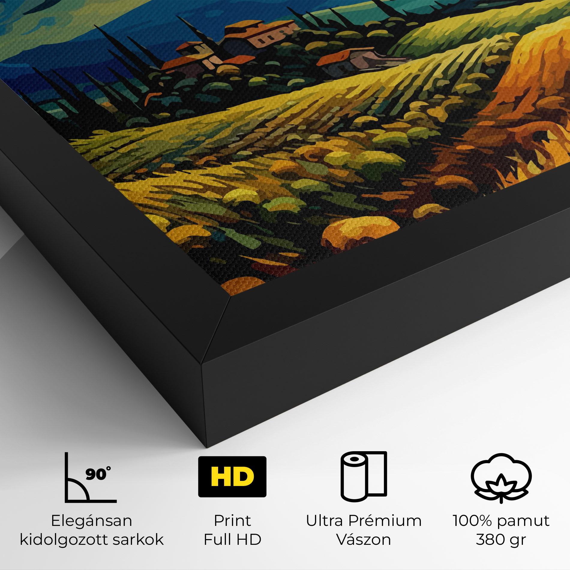 Vászonkép Rural Fantasy View mockup 4