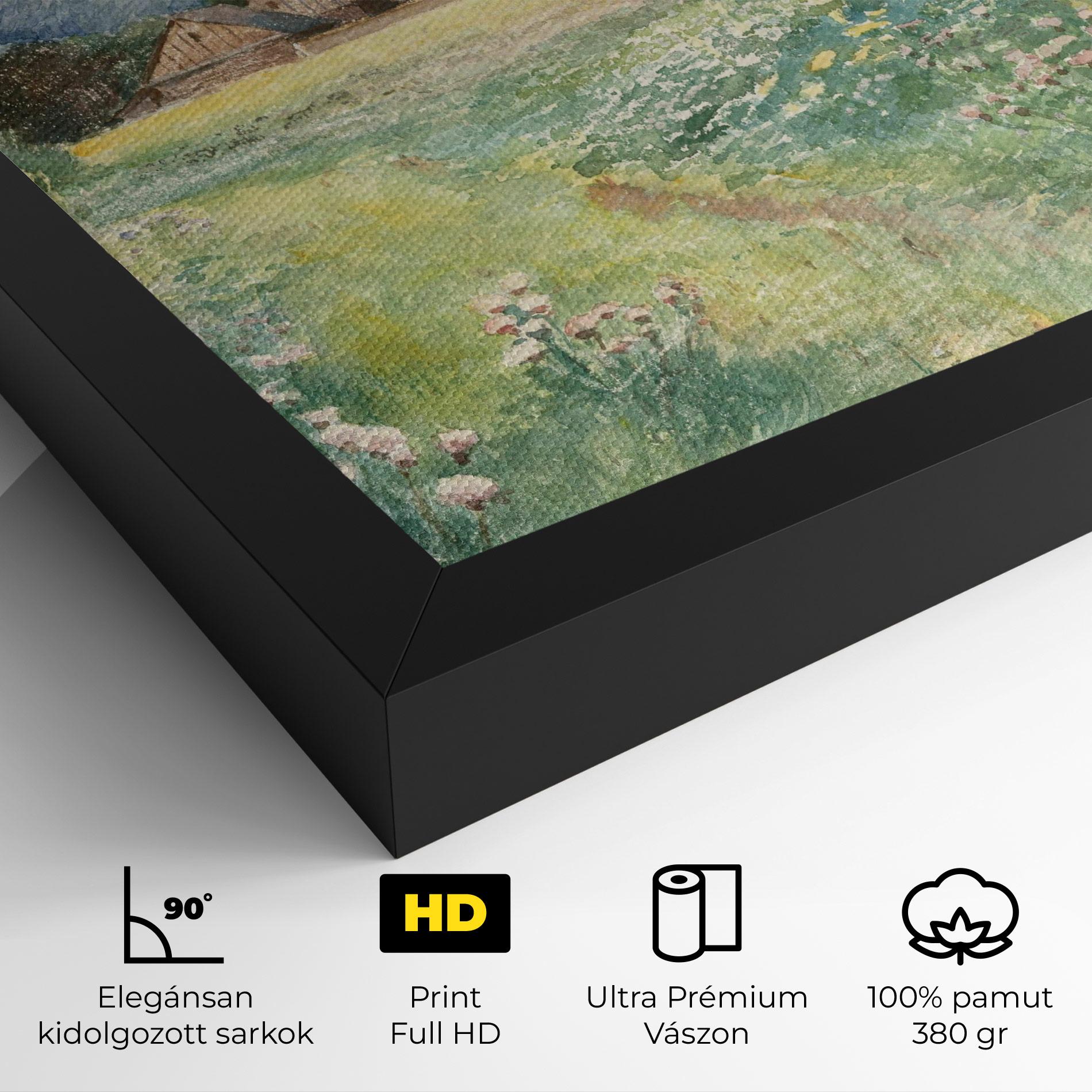 Vászonkép Rural Painting Art mockup 4