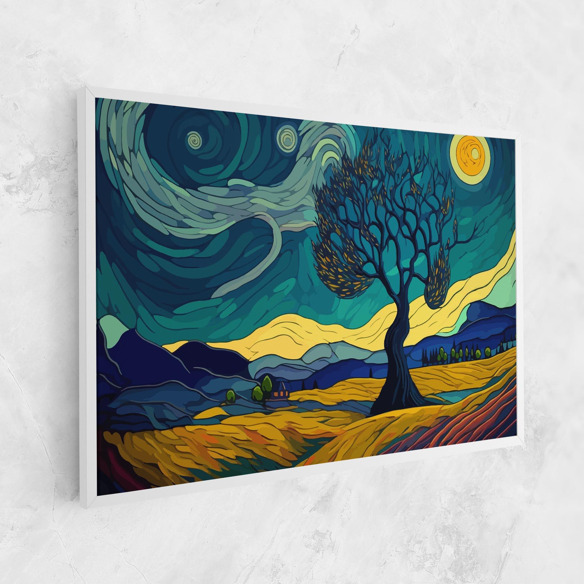 Vászonkép Abstract Rural Art mockup 1