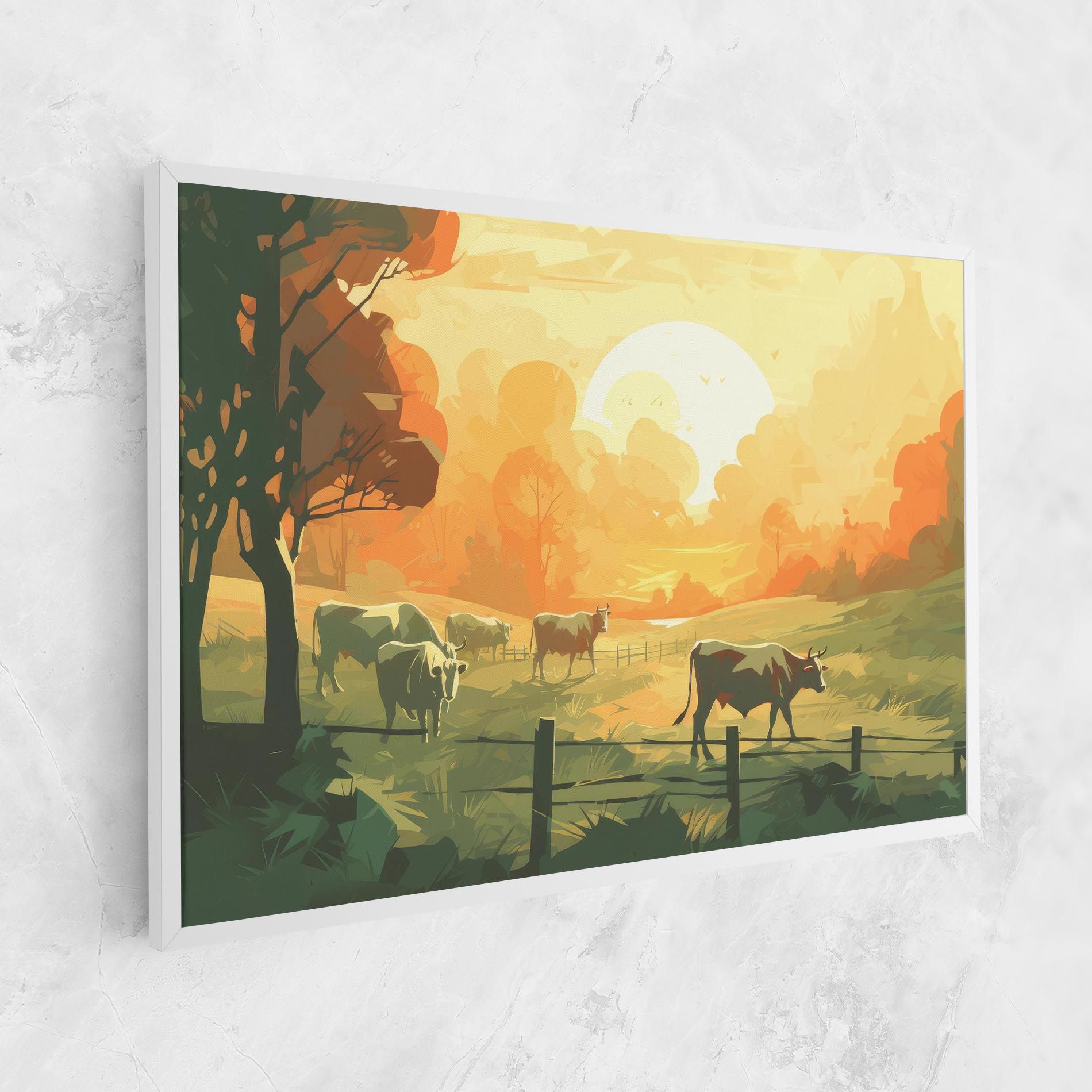 Cows Grazing mockup 1