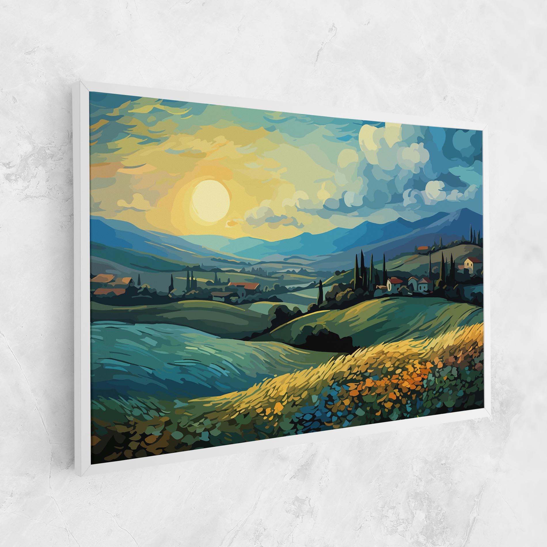 Vászonkép Fantasy Blue View mockup 1