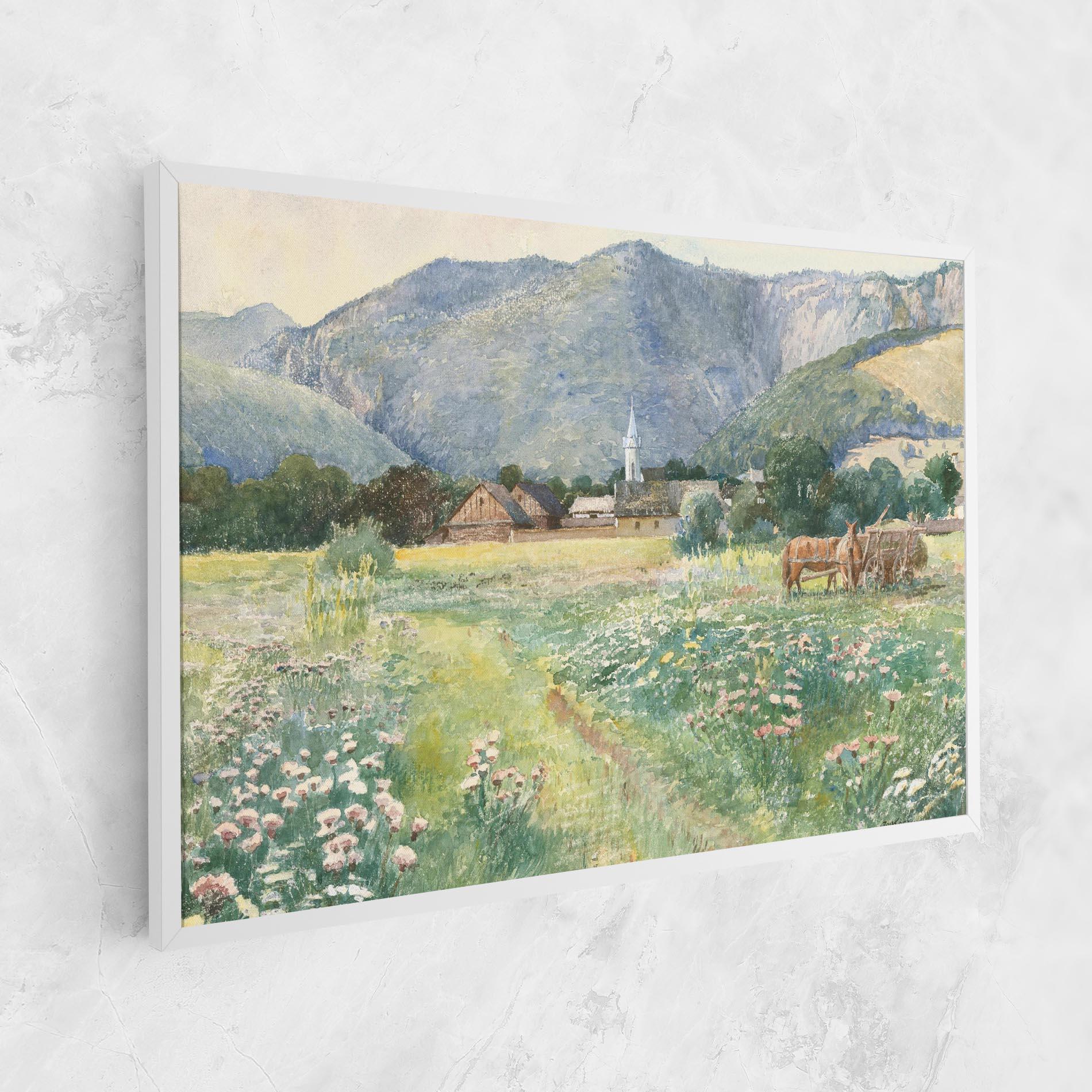 Vászonkép Rural Painting Art mockup 1