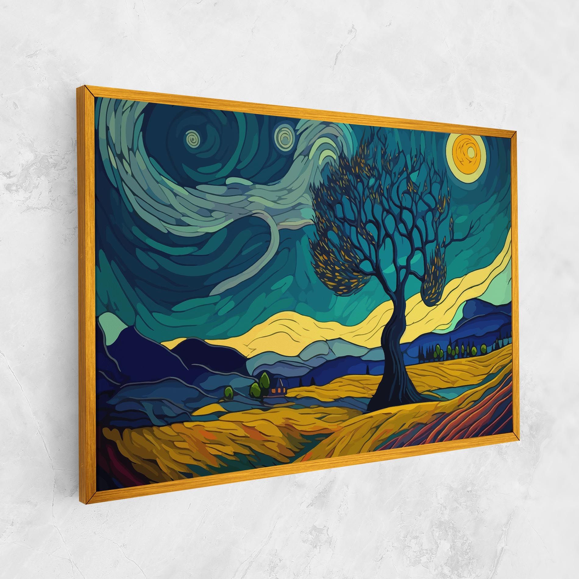 Abstract Rural Art mockup 1