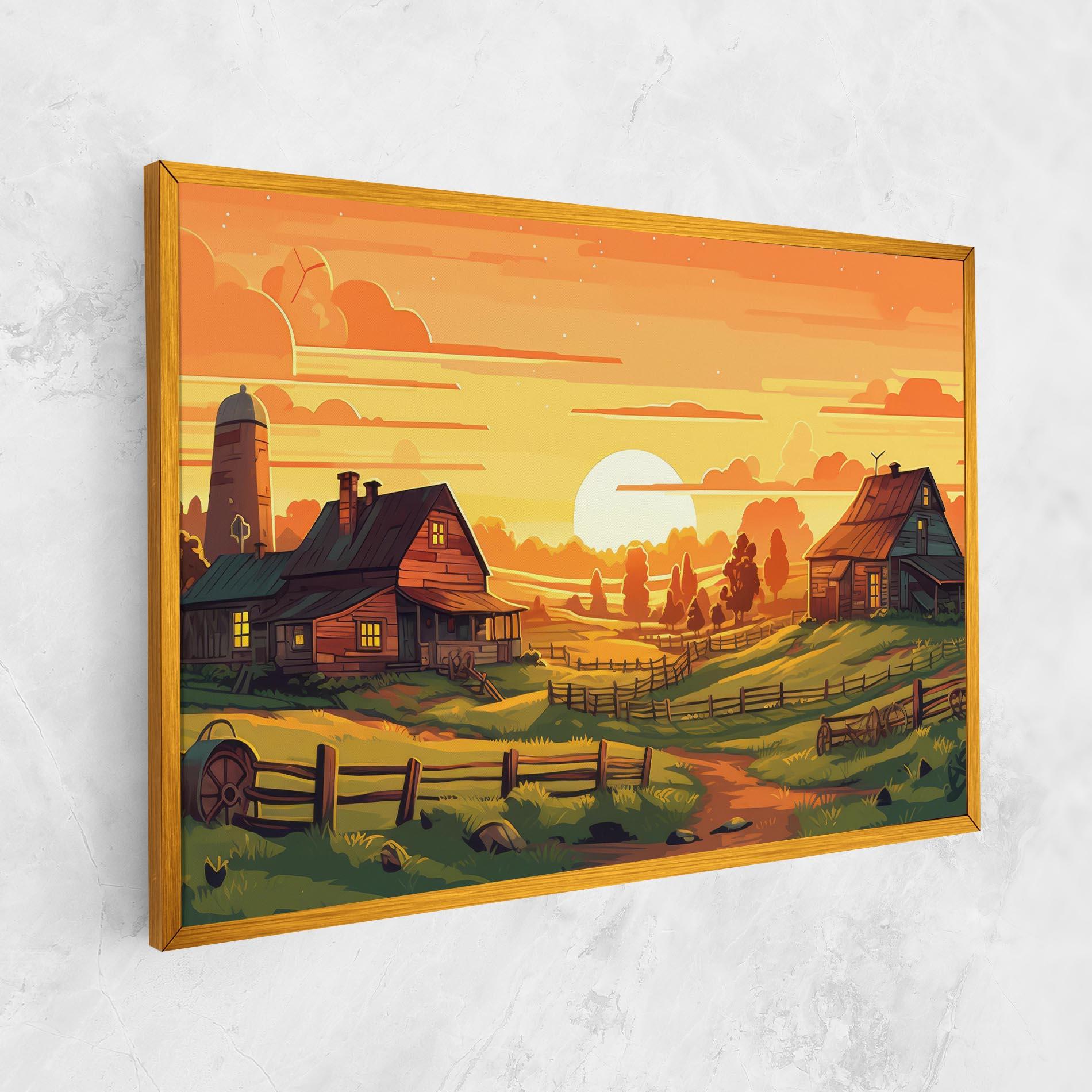 Vászonkép Farmhouse Sunlight mockup 1