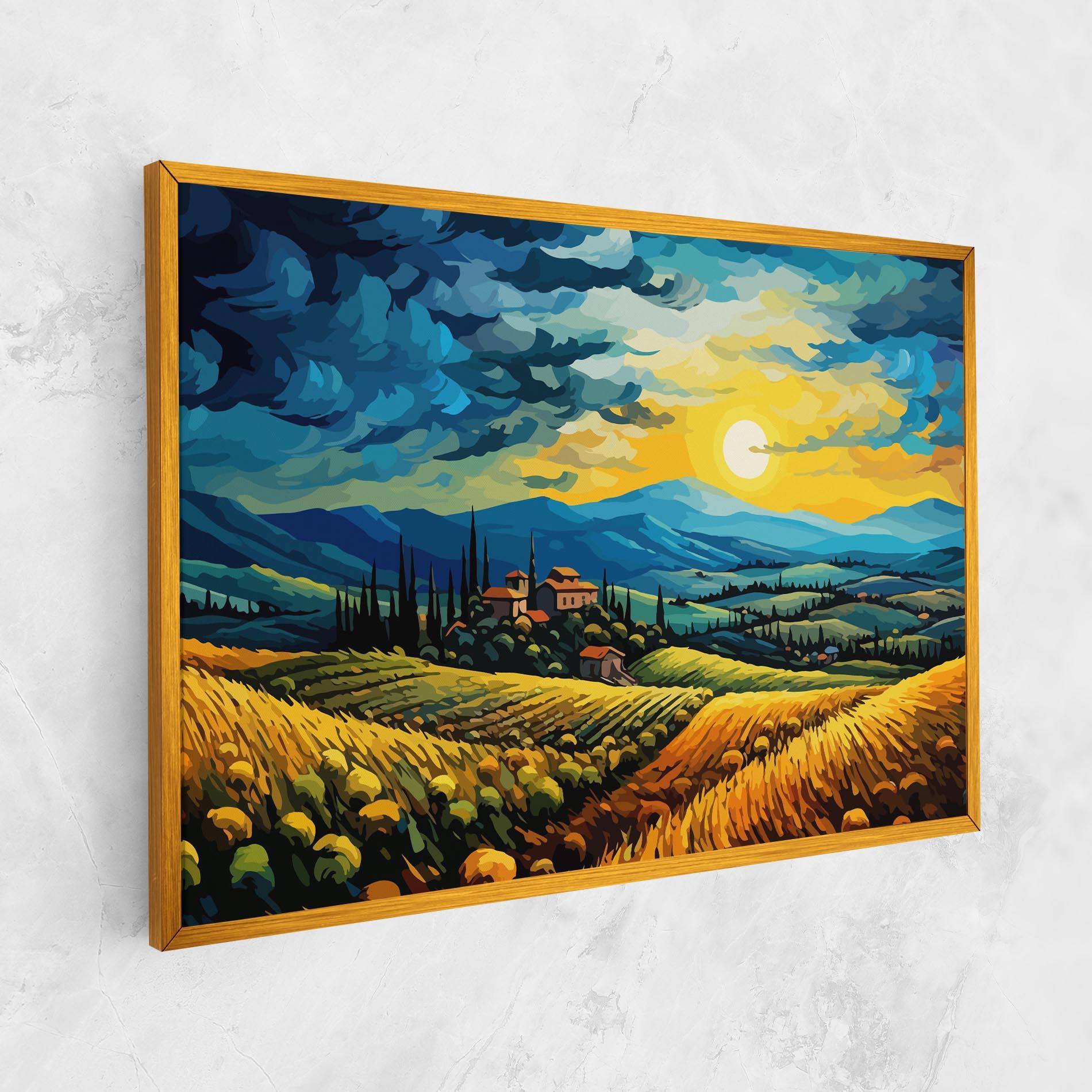 Vászonkép Rural Fantasy View mockup 1