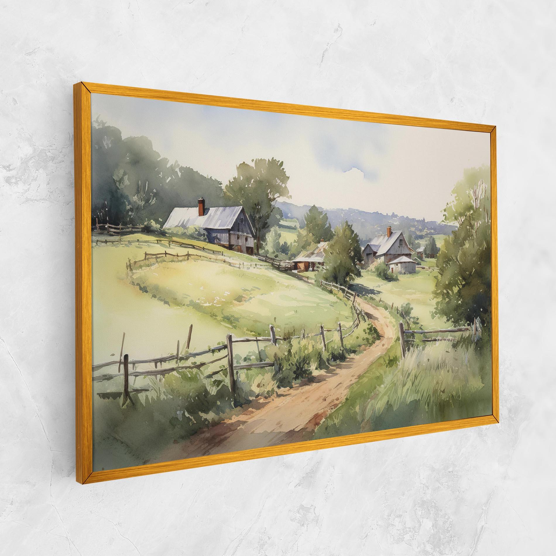 Vászonkép Rural Farm mockup 1