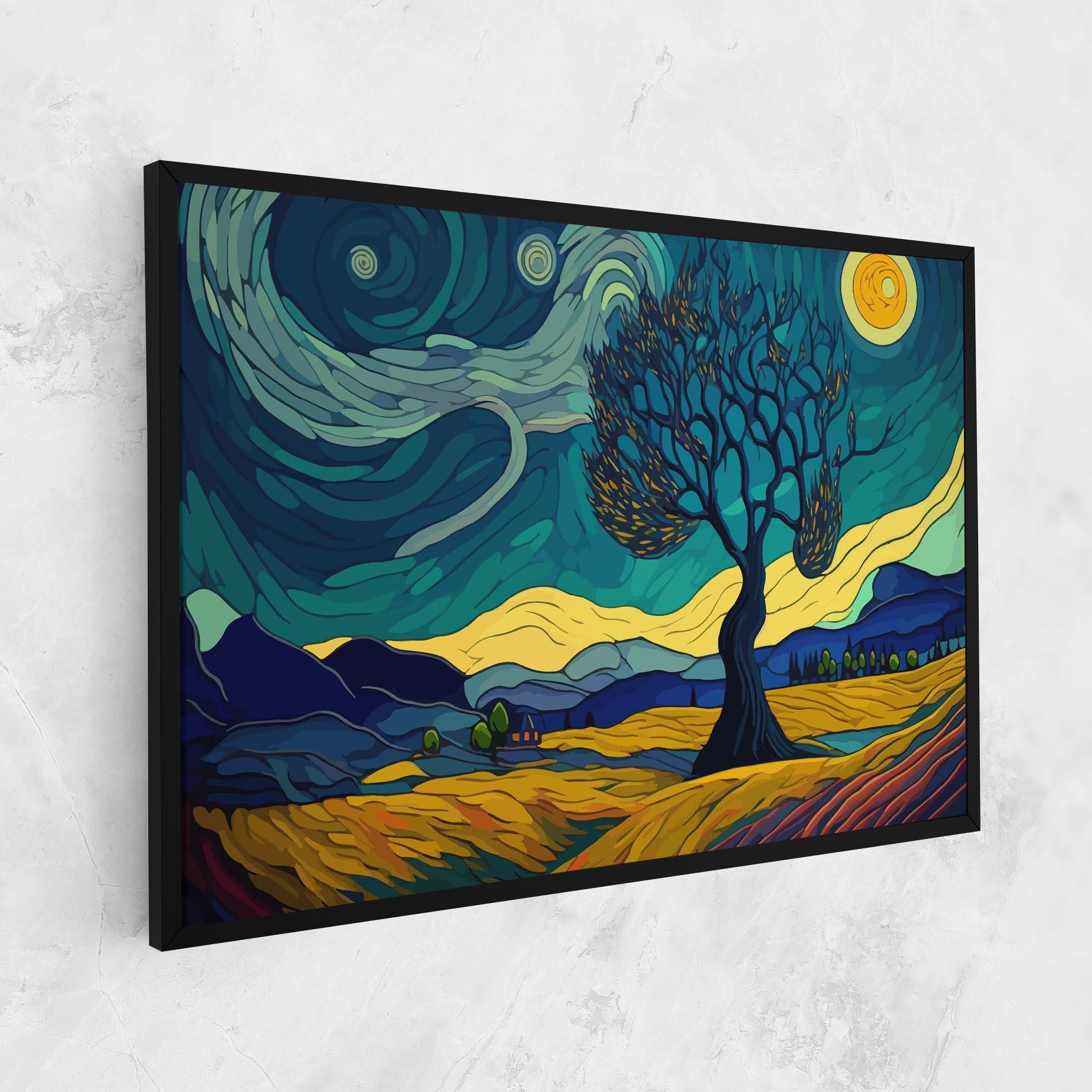 Vászonkép Abstract Rural Art mockup 1