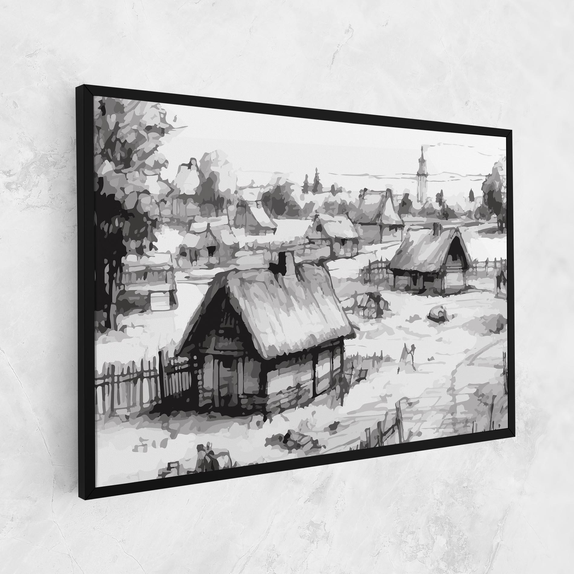 Vászonkép Farm Grey Ink mockup 1