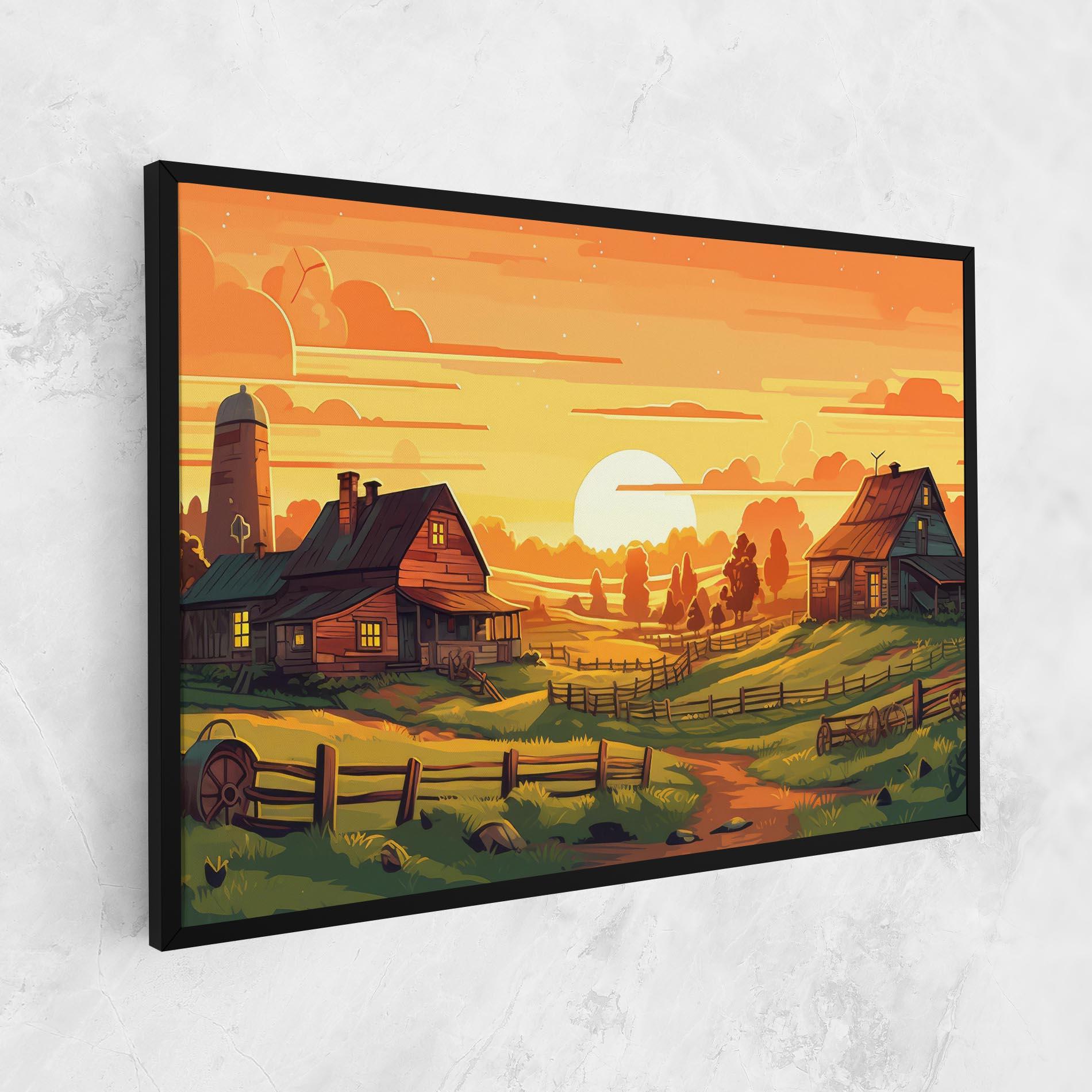 Vászonkép Farmhouse Sunlight mockup 1