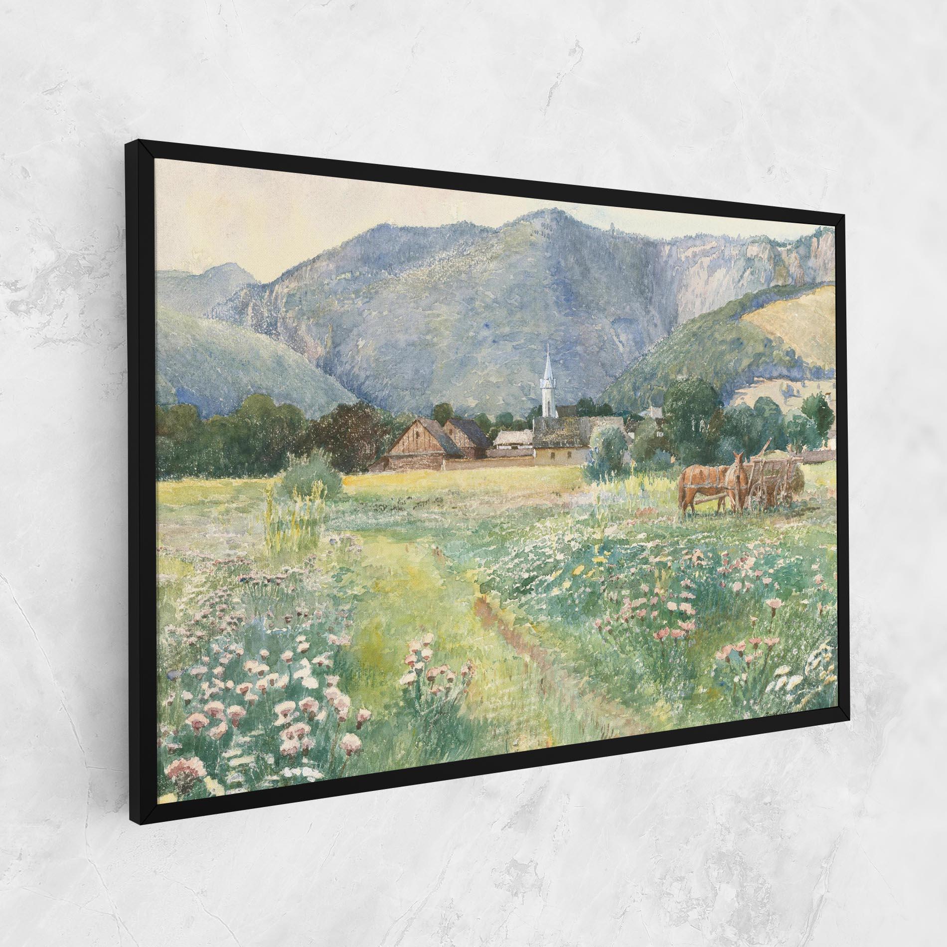 Vászonkép Rural Painting Art mockup 1