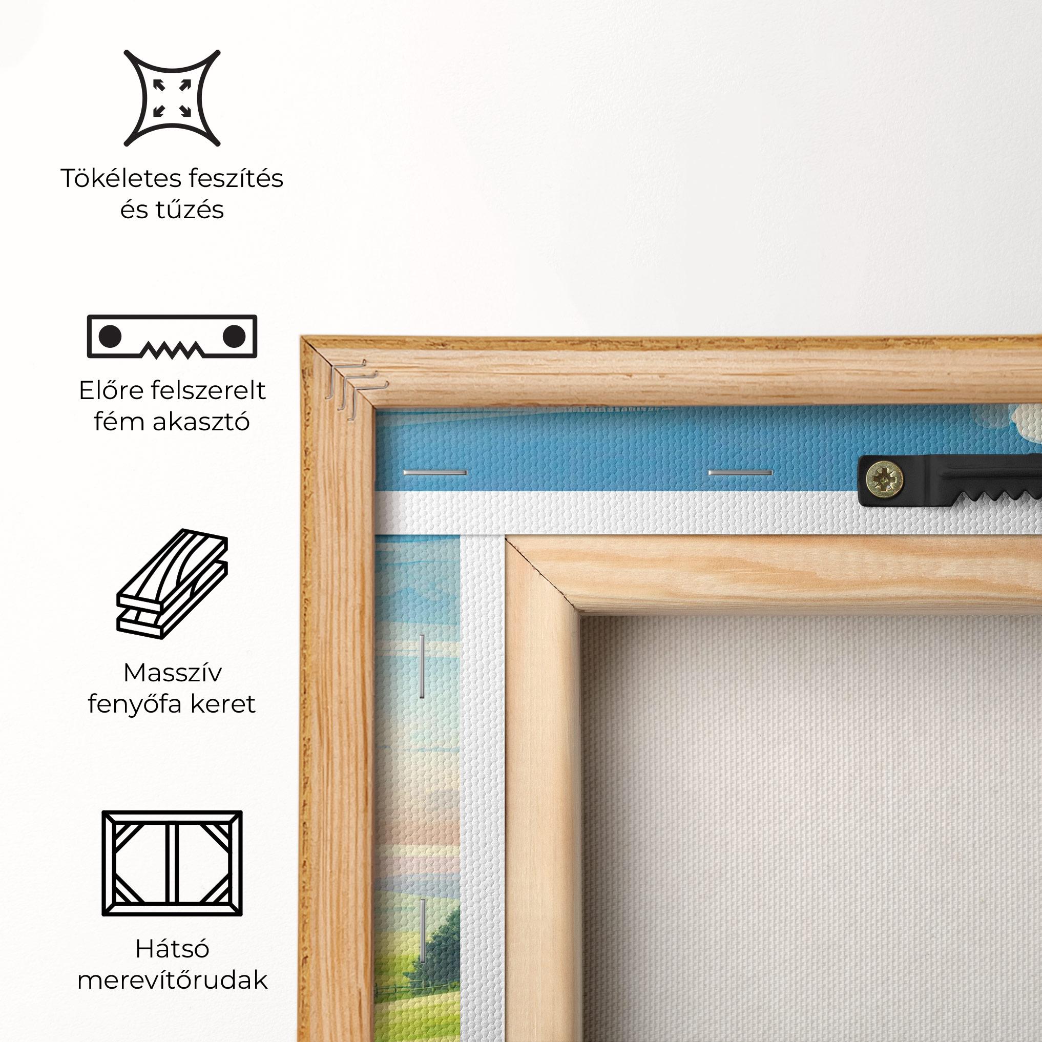 Vászonkép Calming Rural View mockup 5