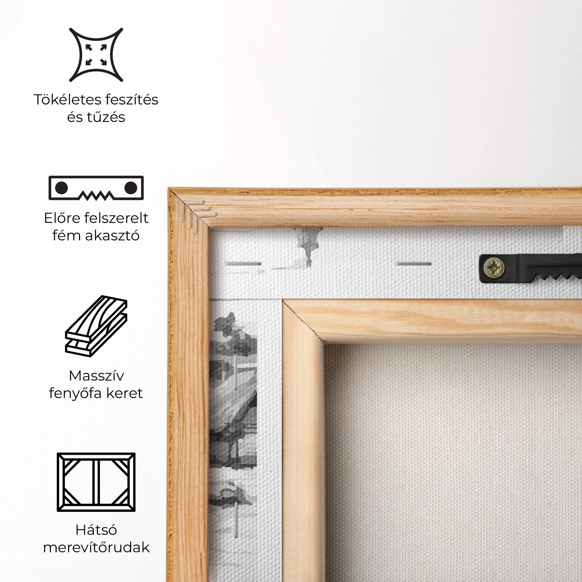 Vászonkép Farm Grey Ink mockup 5