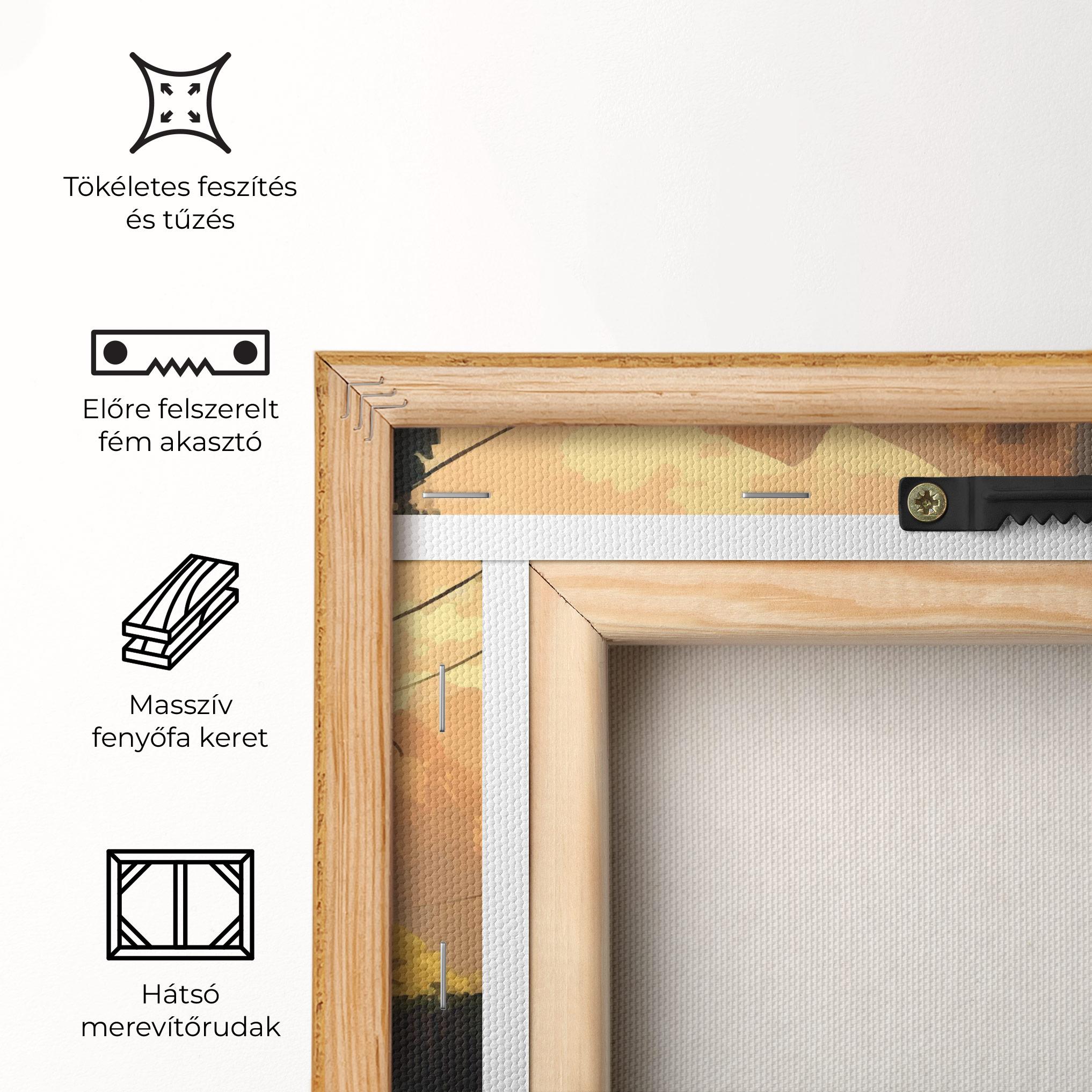 Vászonkép Grassy Village View mockup 5