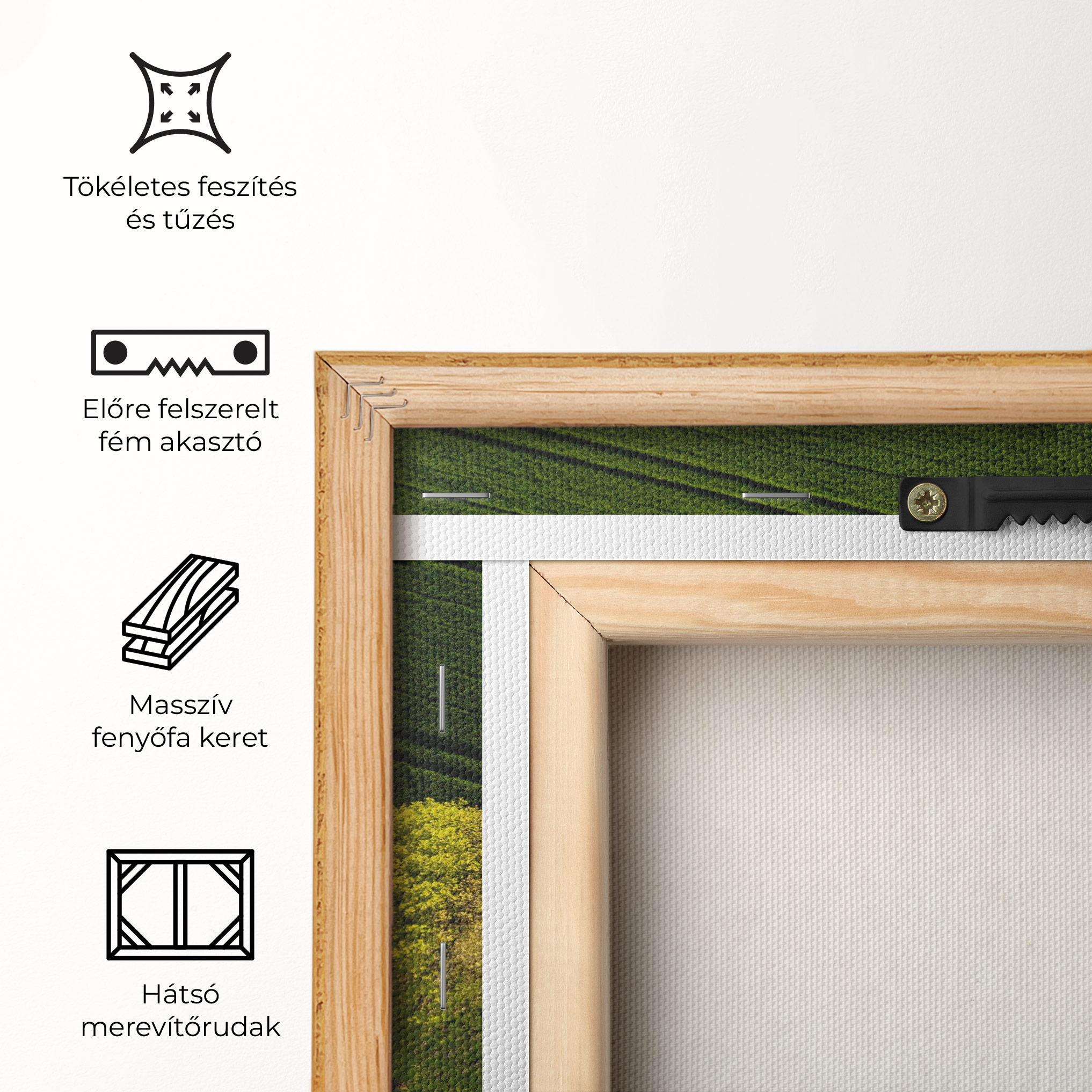 Vászonkép Green Road mockup 5