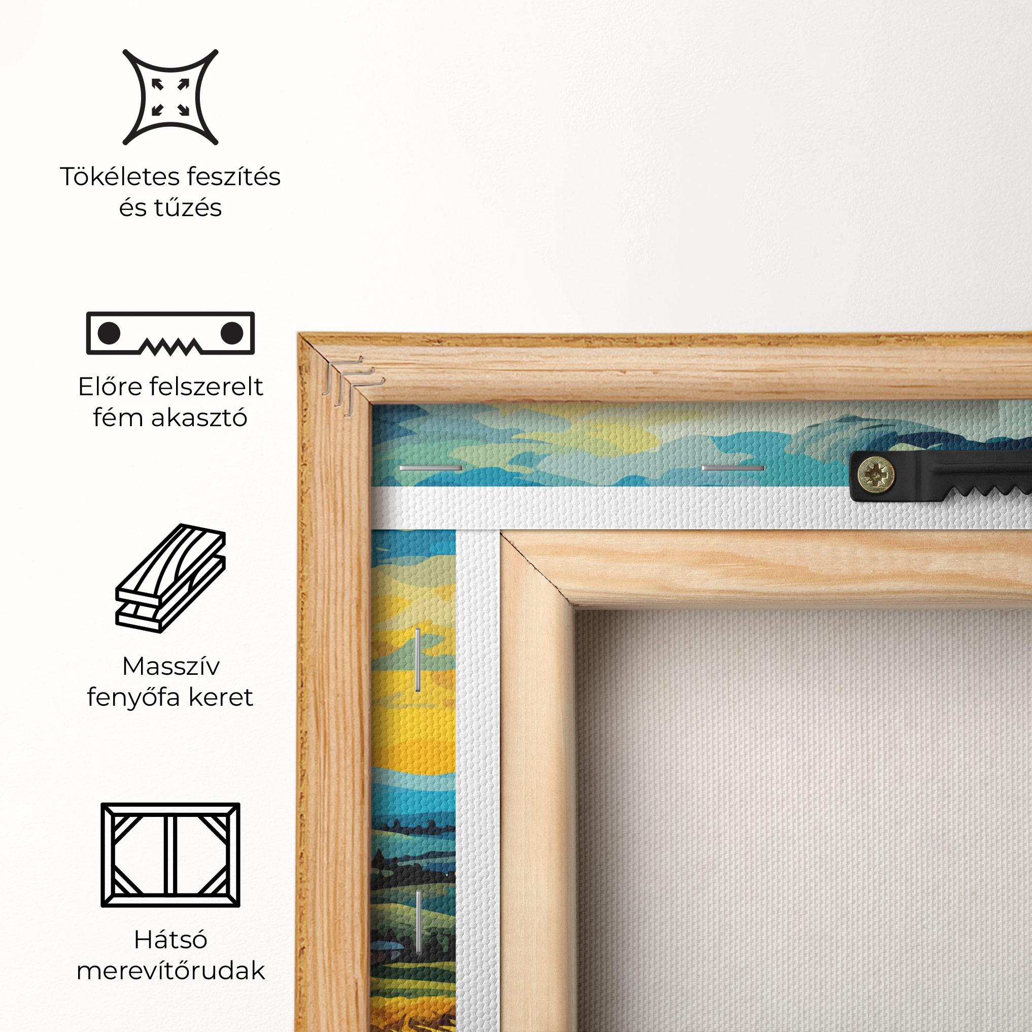 Vászonkép Rural Fantasy View mockup 5