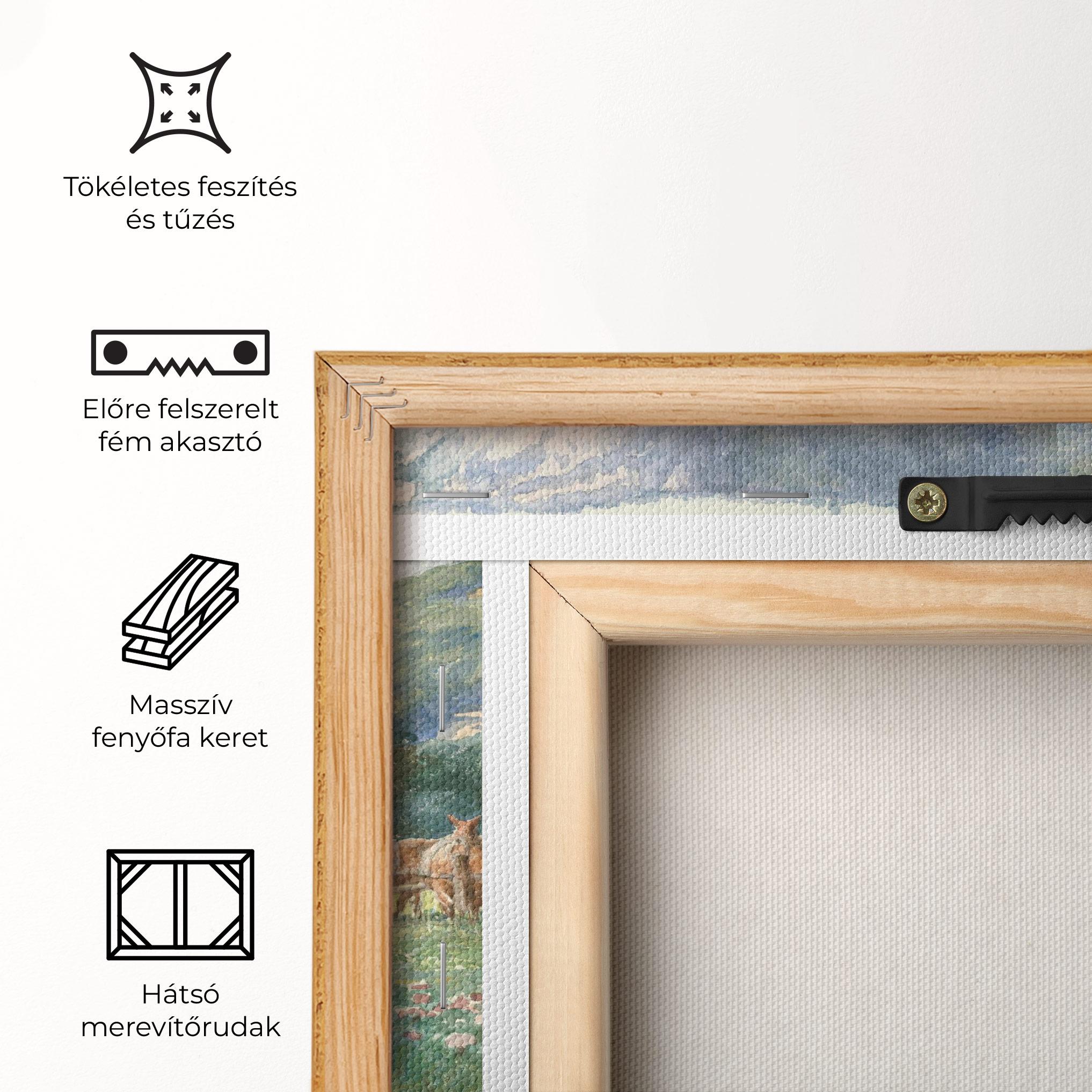 Vászonkép Rural Painting Art mockup 5