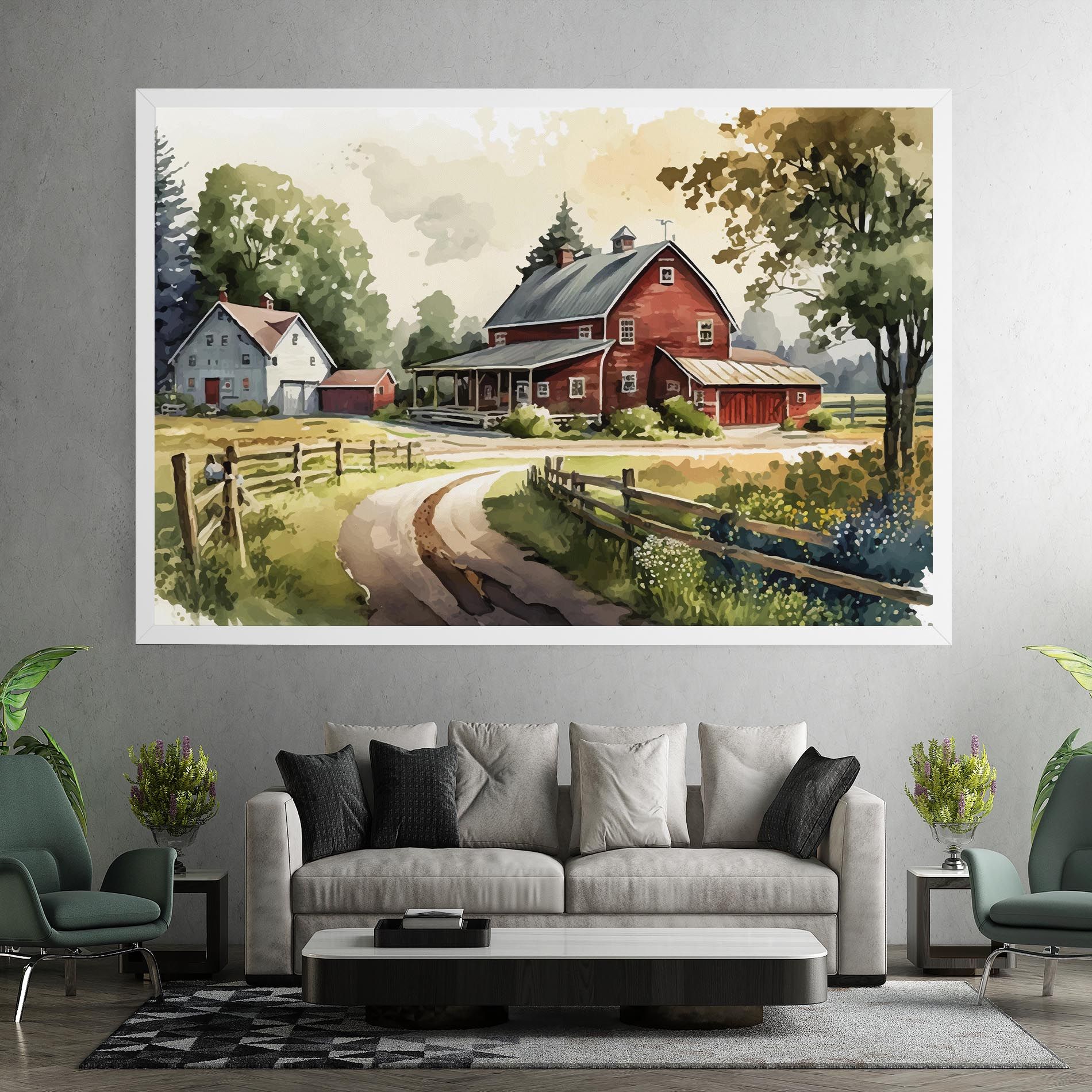 Farmhouse Painting mockup 7