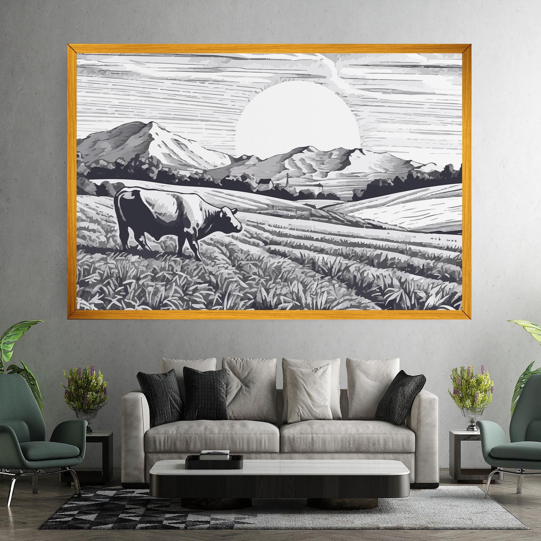 Cow Grey Ink mockup 7