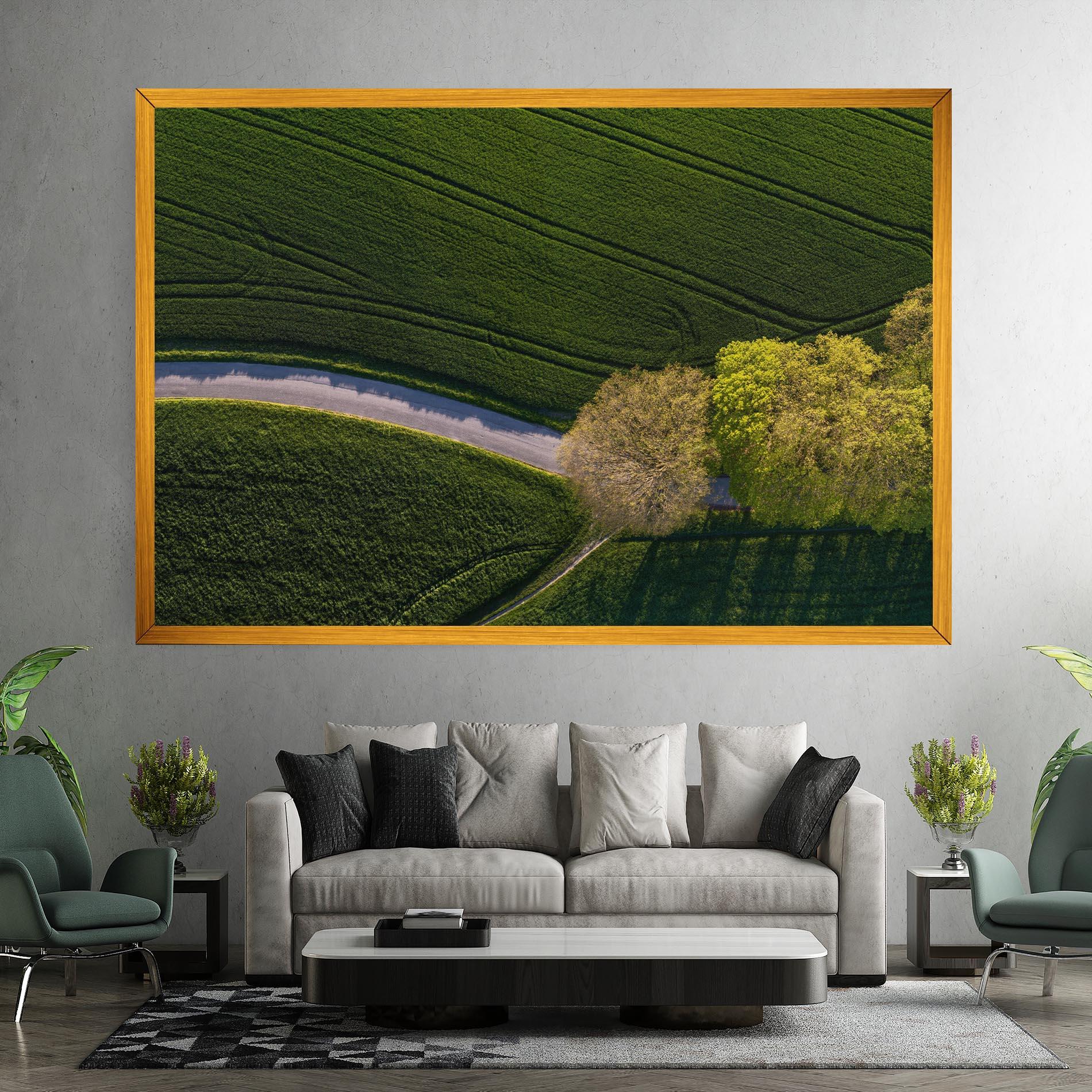 Vászonkép Green Road mockup 7