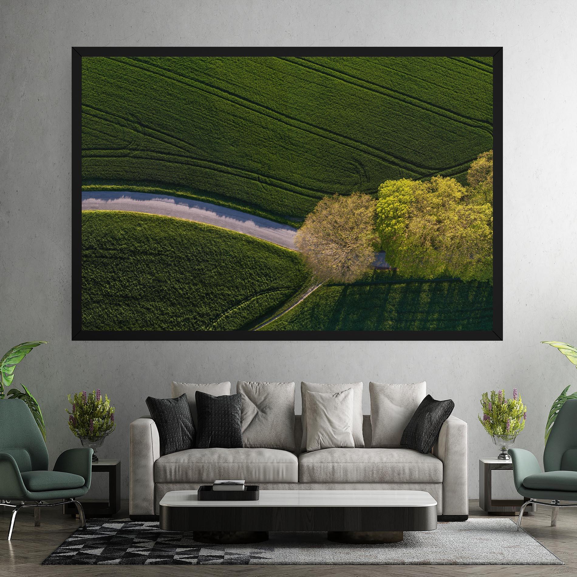 Vászonkép Green Road mockup 7