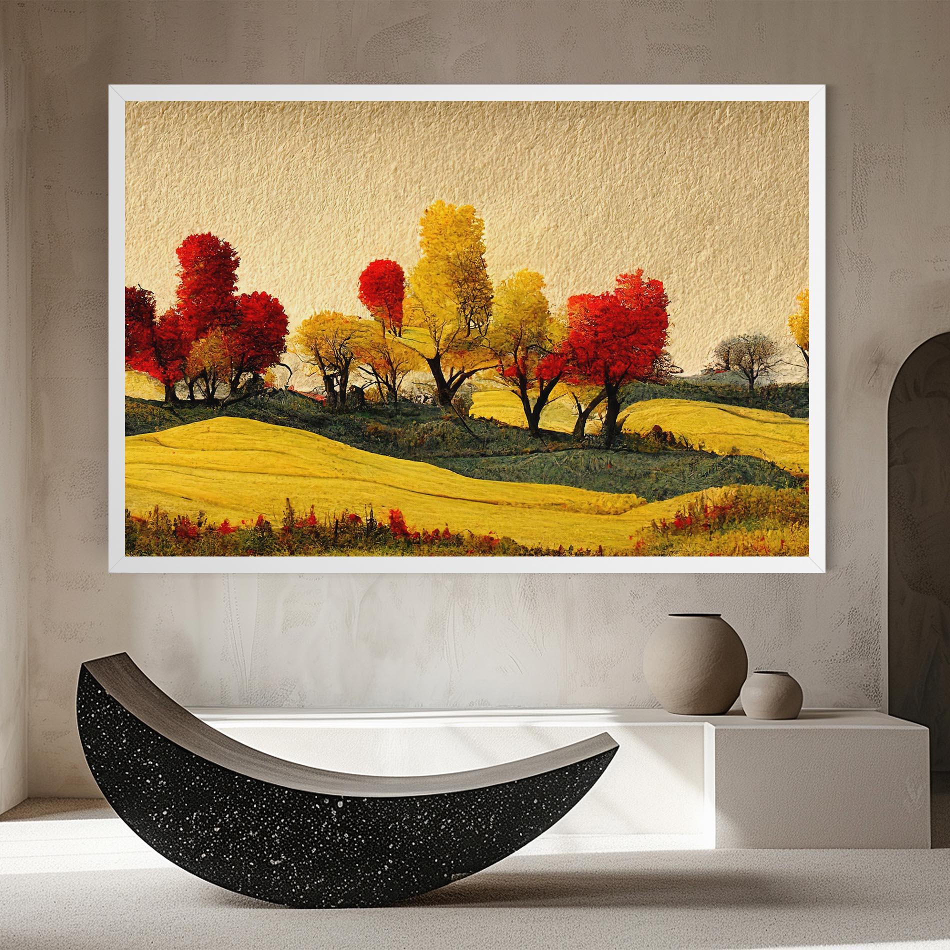 Vászonkép Autumn Paper Style mockup 8