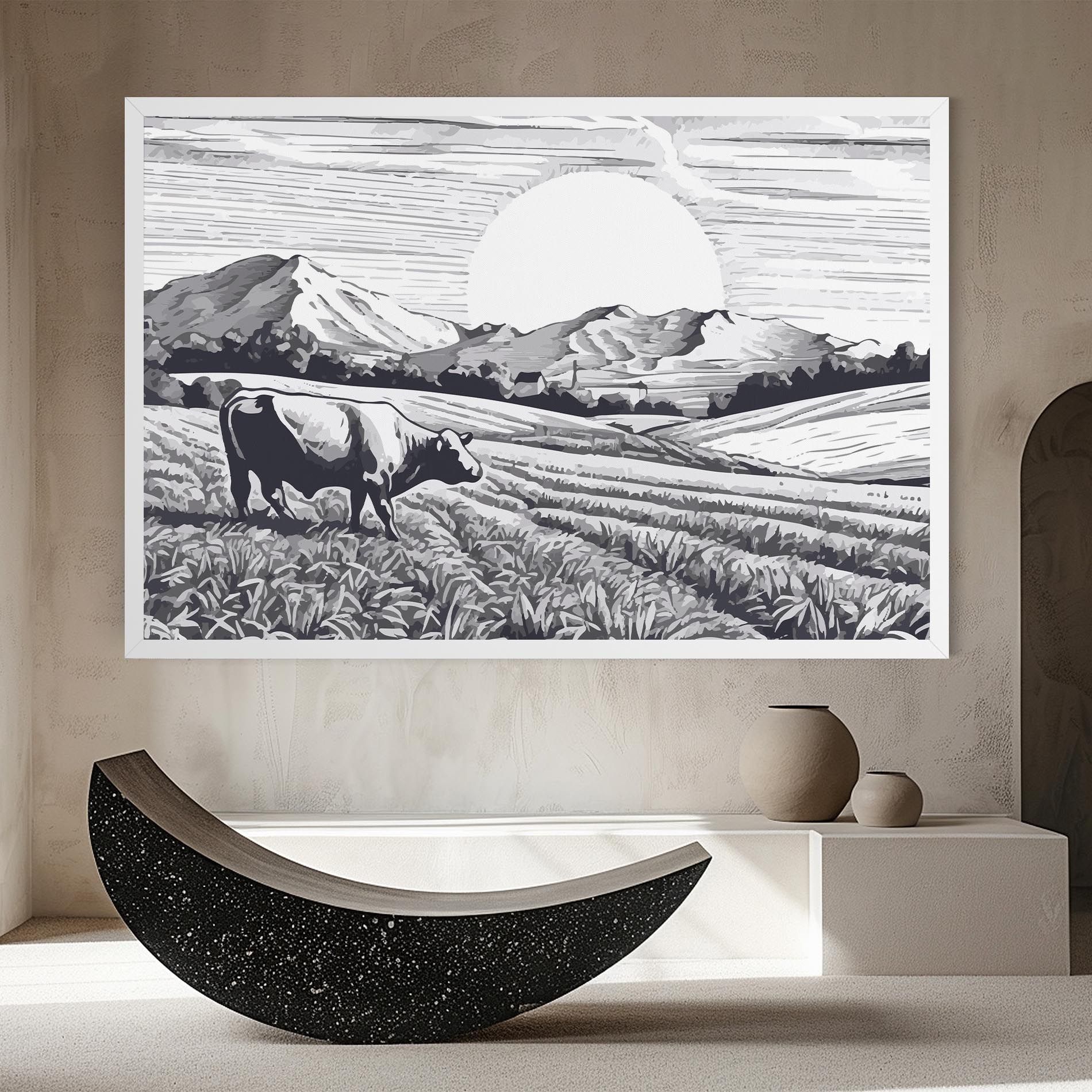 Cow Grey Ink mockup 8