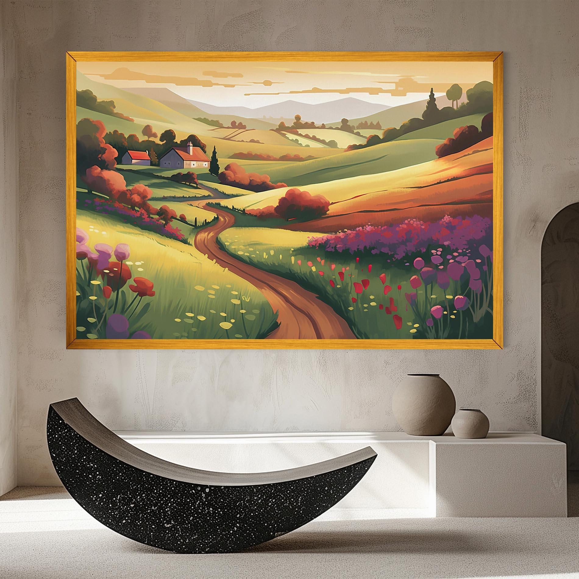 Vászonkép Countryside Charm mockup 8