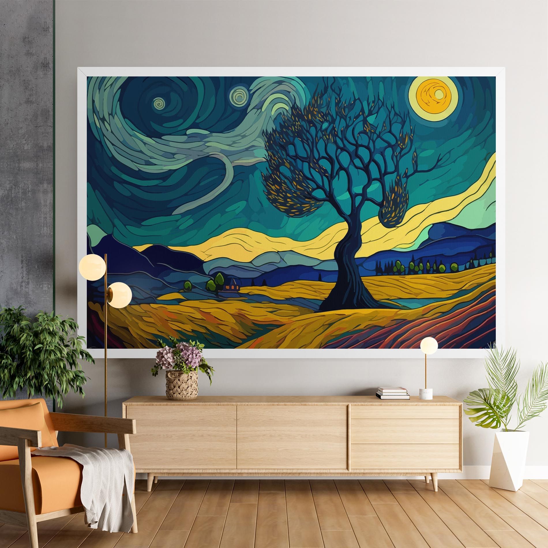 Abstract Rural Art mockup 9