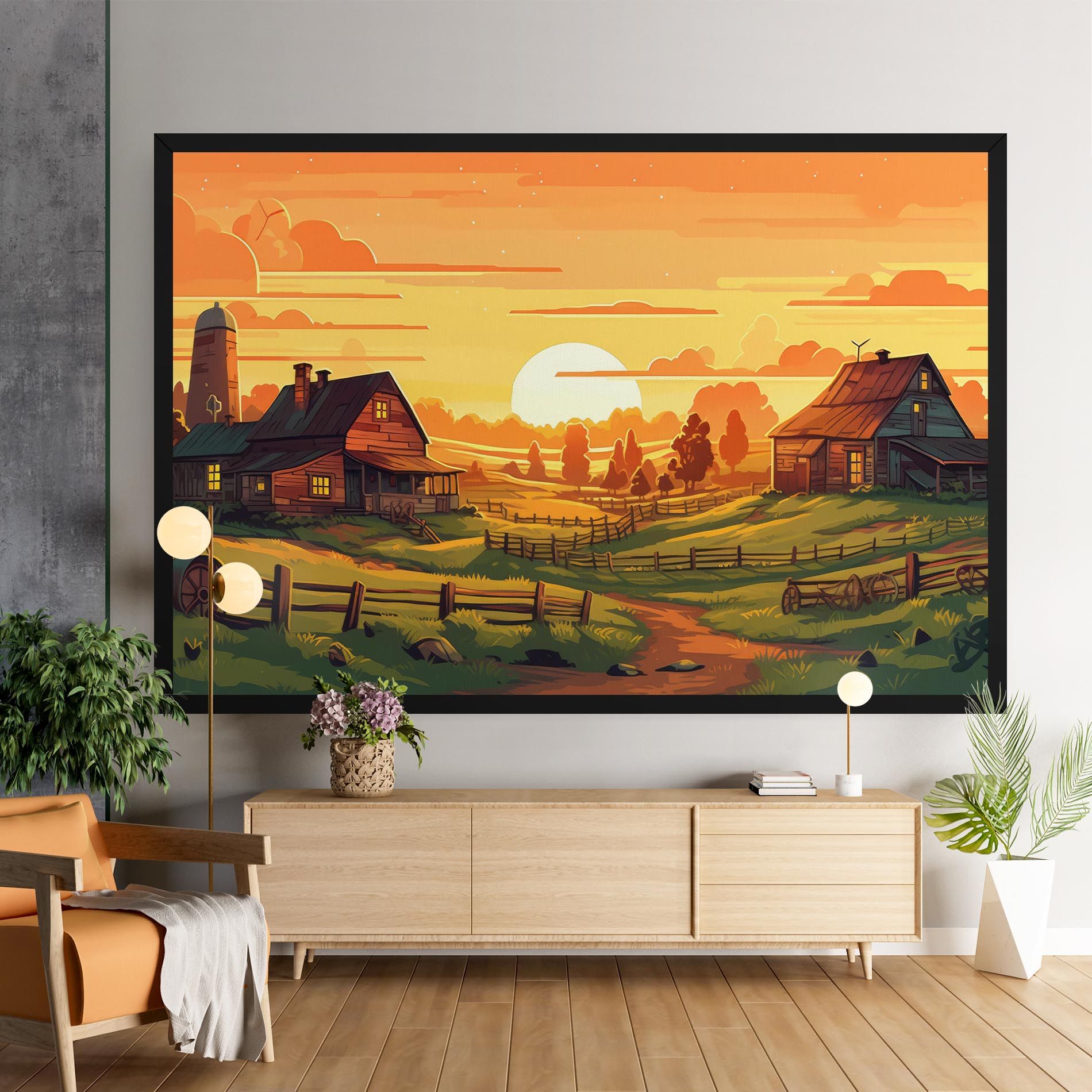 Farmhouse Sunlight mockup 9