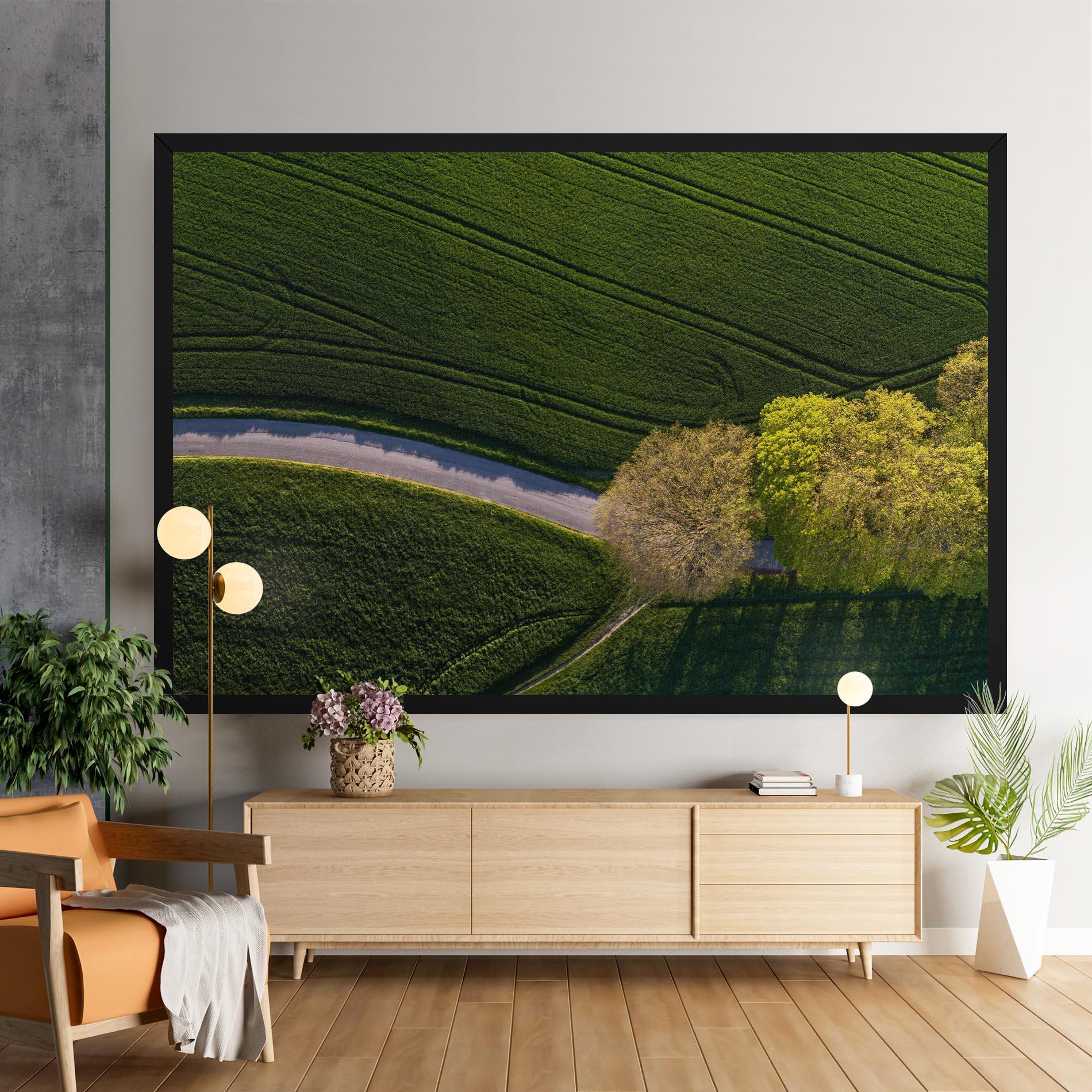 Vászonkép Green Road mockup 9