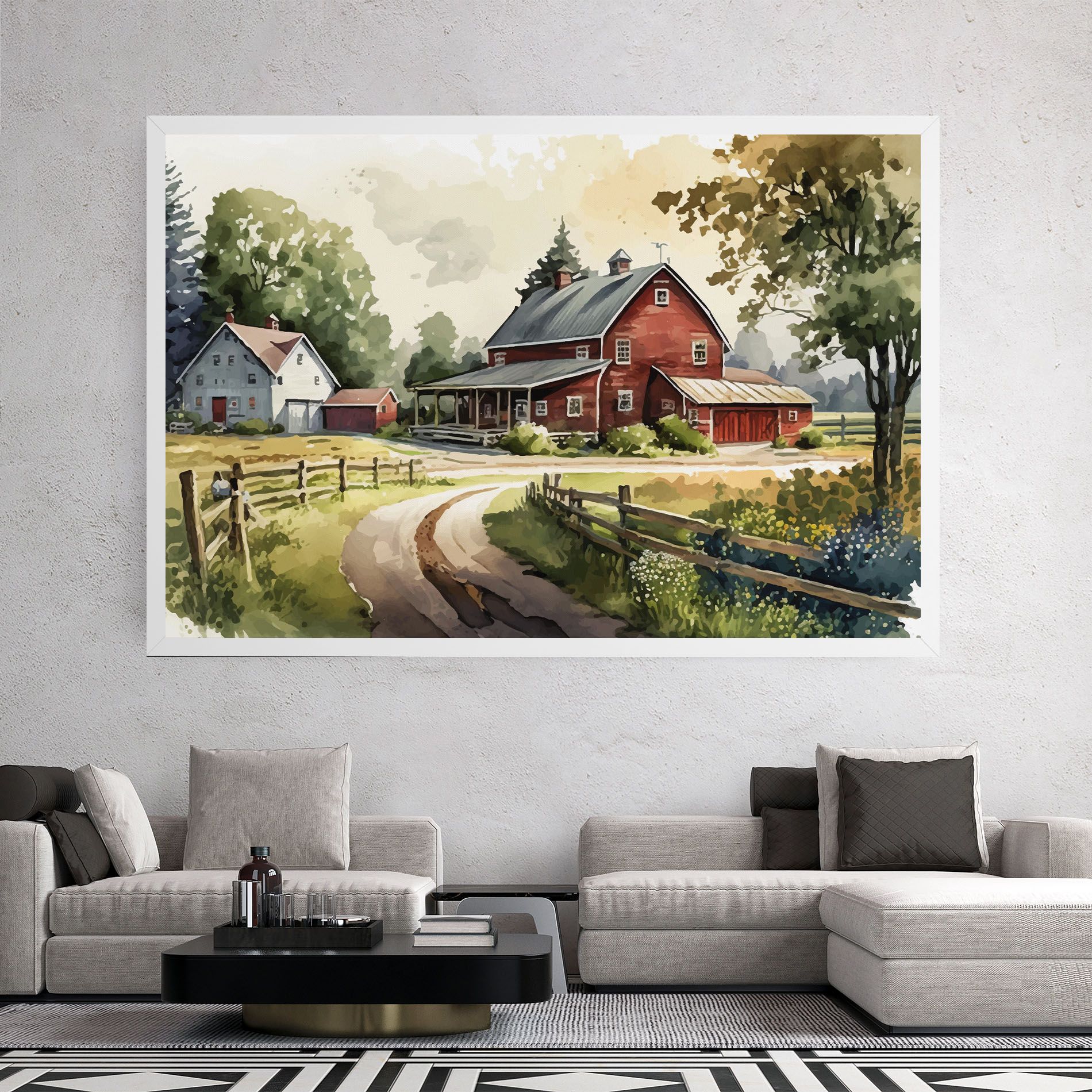 Farmhouse Painting mockup 2