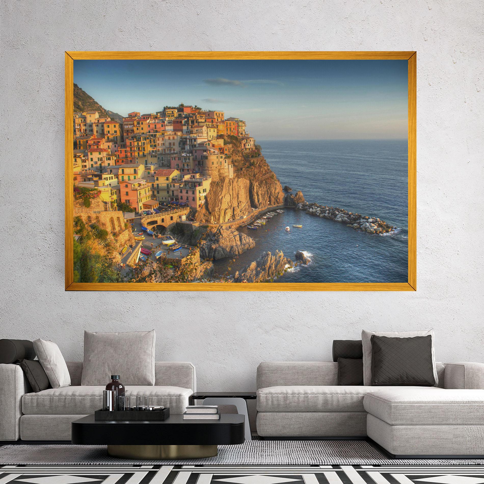 Vászonkép Cinque Terrre mockup 2