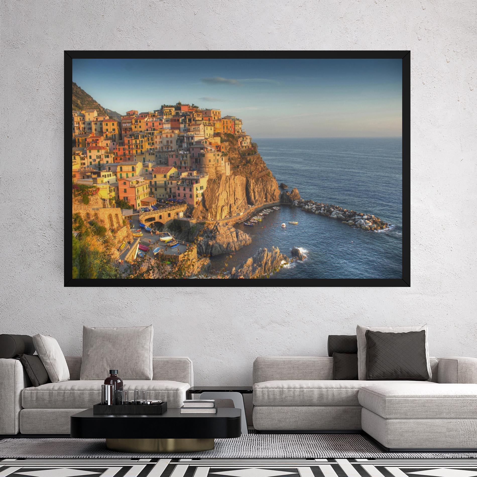 Vászonkép Cinque Terrre mockup 2