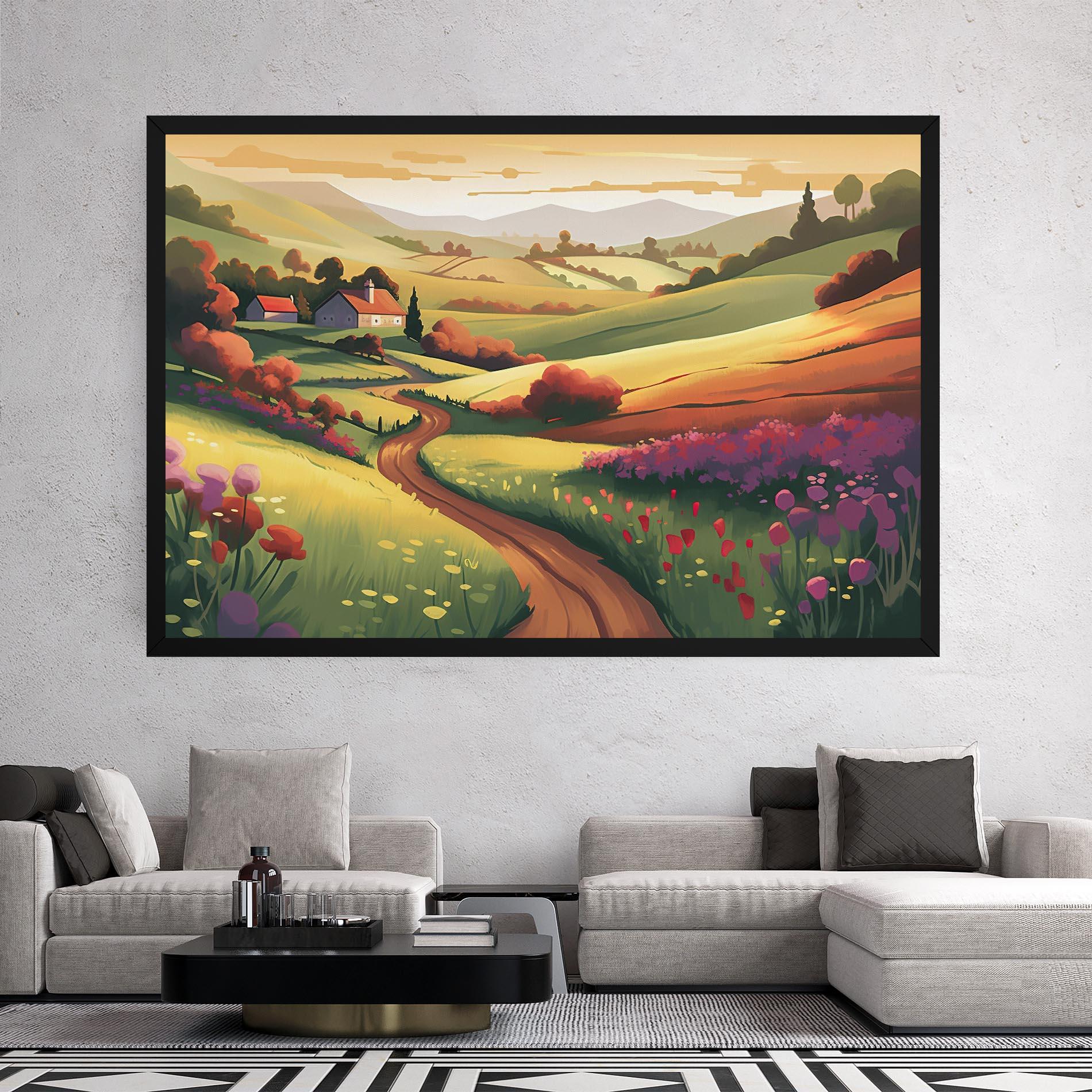 Vászonkép Countryside Charm mockup 2