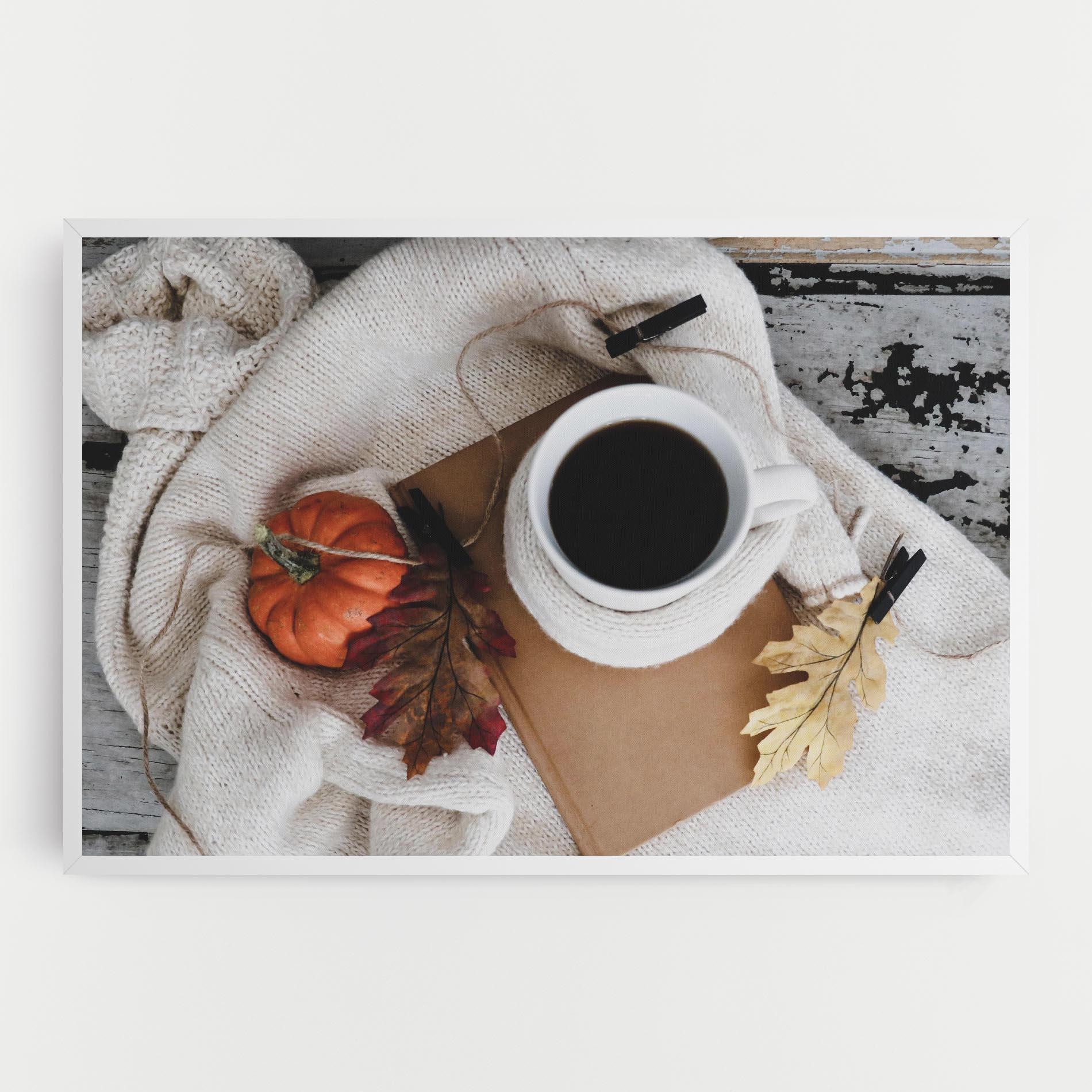 Vászonkép Autumn Coffee mockup 0