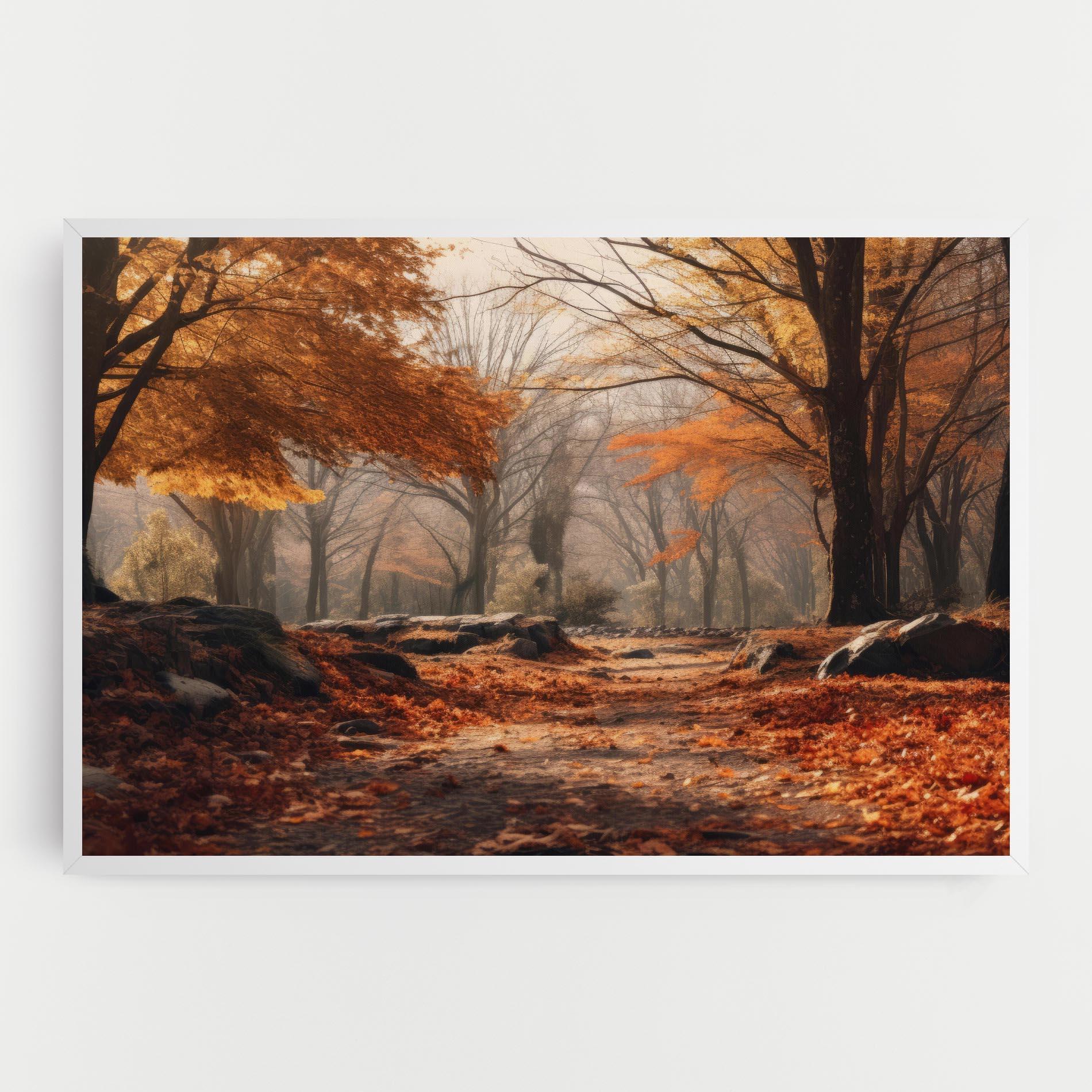 Vászonkép Autumn Forest mockup 0