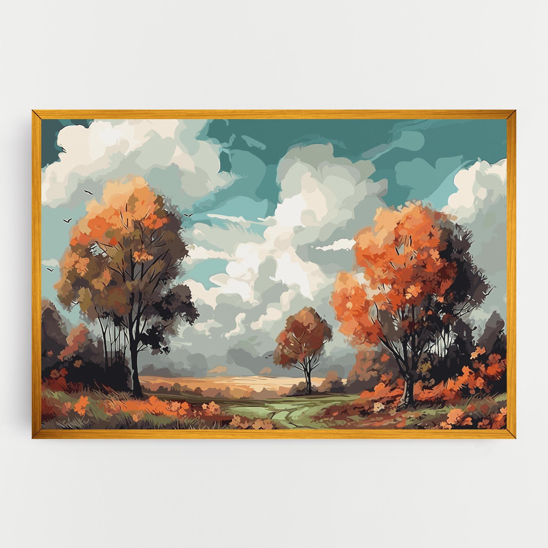 Vászonkép Autumn Art mockup 0