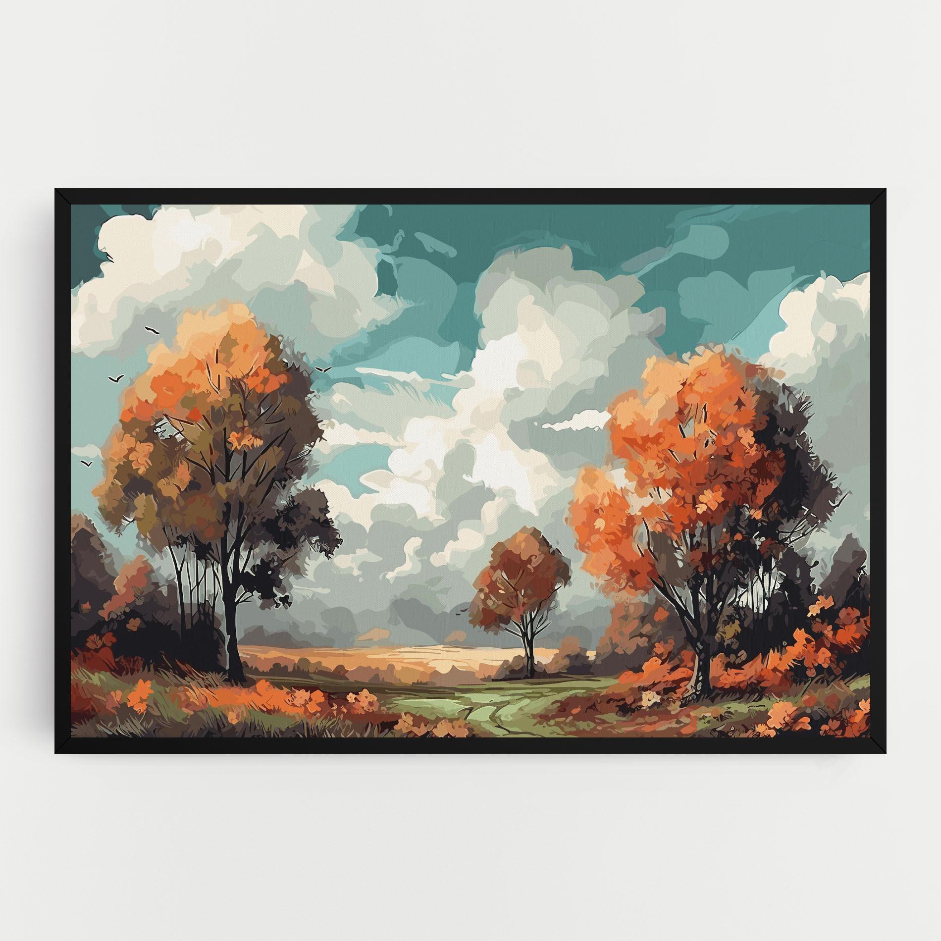 Vászonkép Autumn Art mockup 0