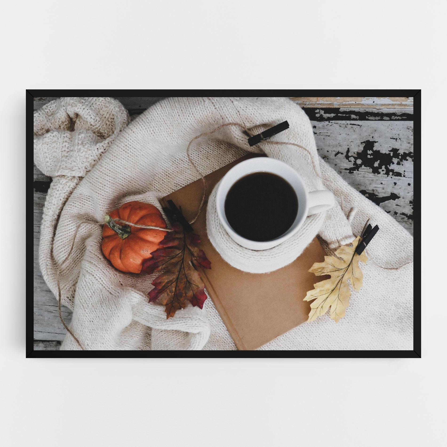 Vászonkép Autumn Coffee mockup 0