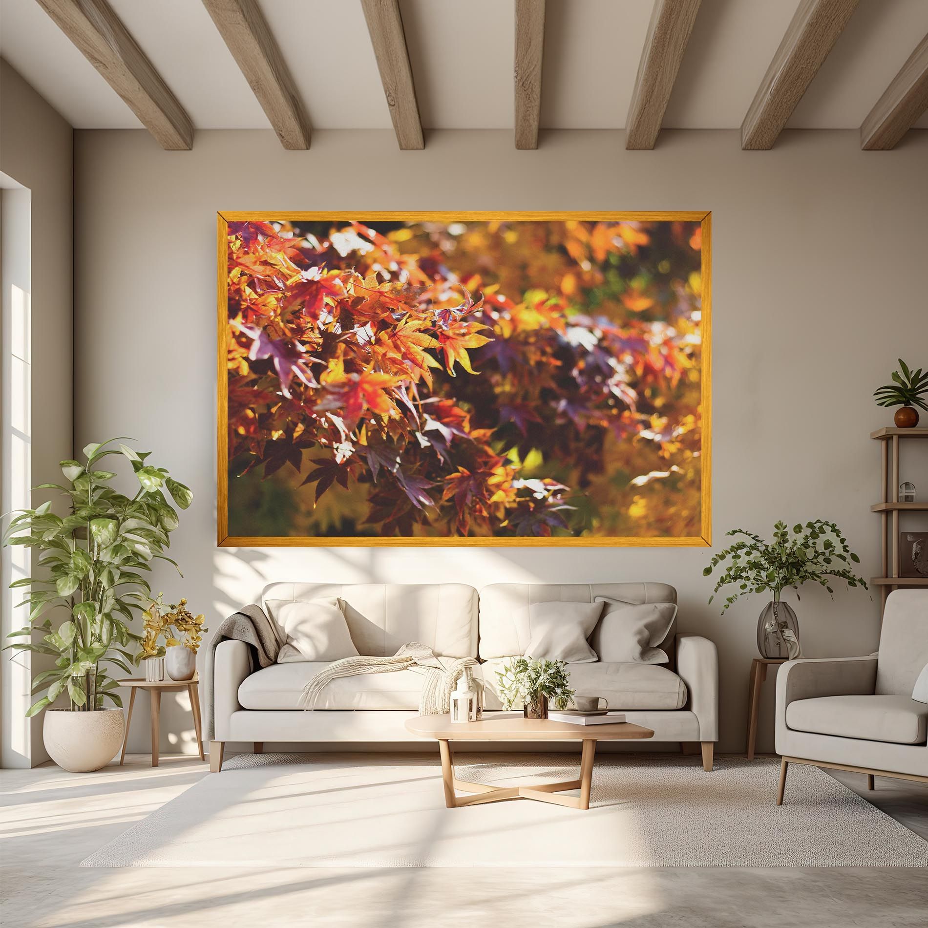 Dark Red Leaves mockup 6