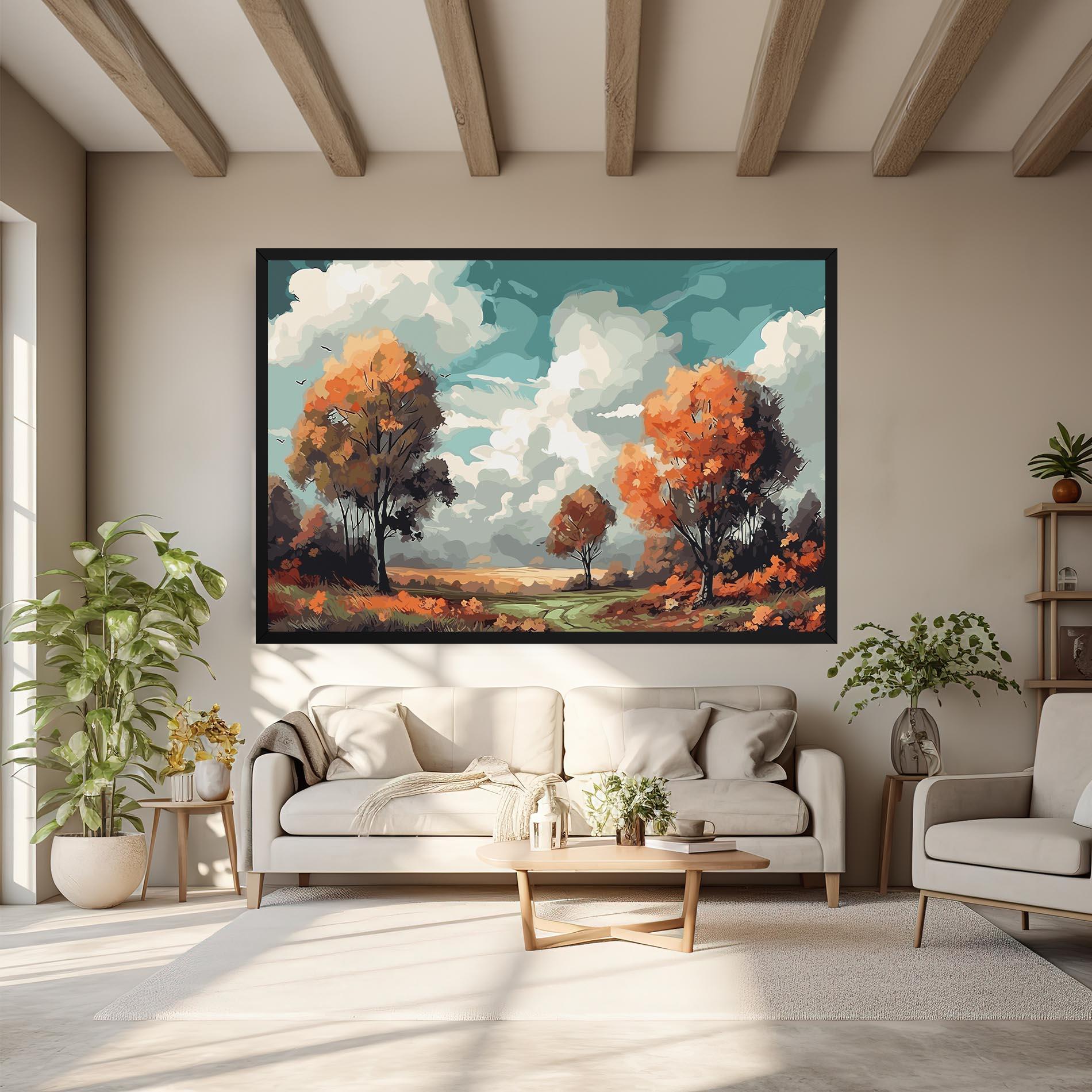 Vászonkép Autumn Art mockup 6