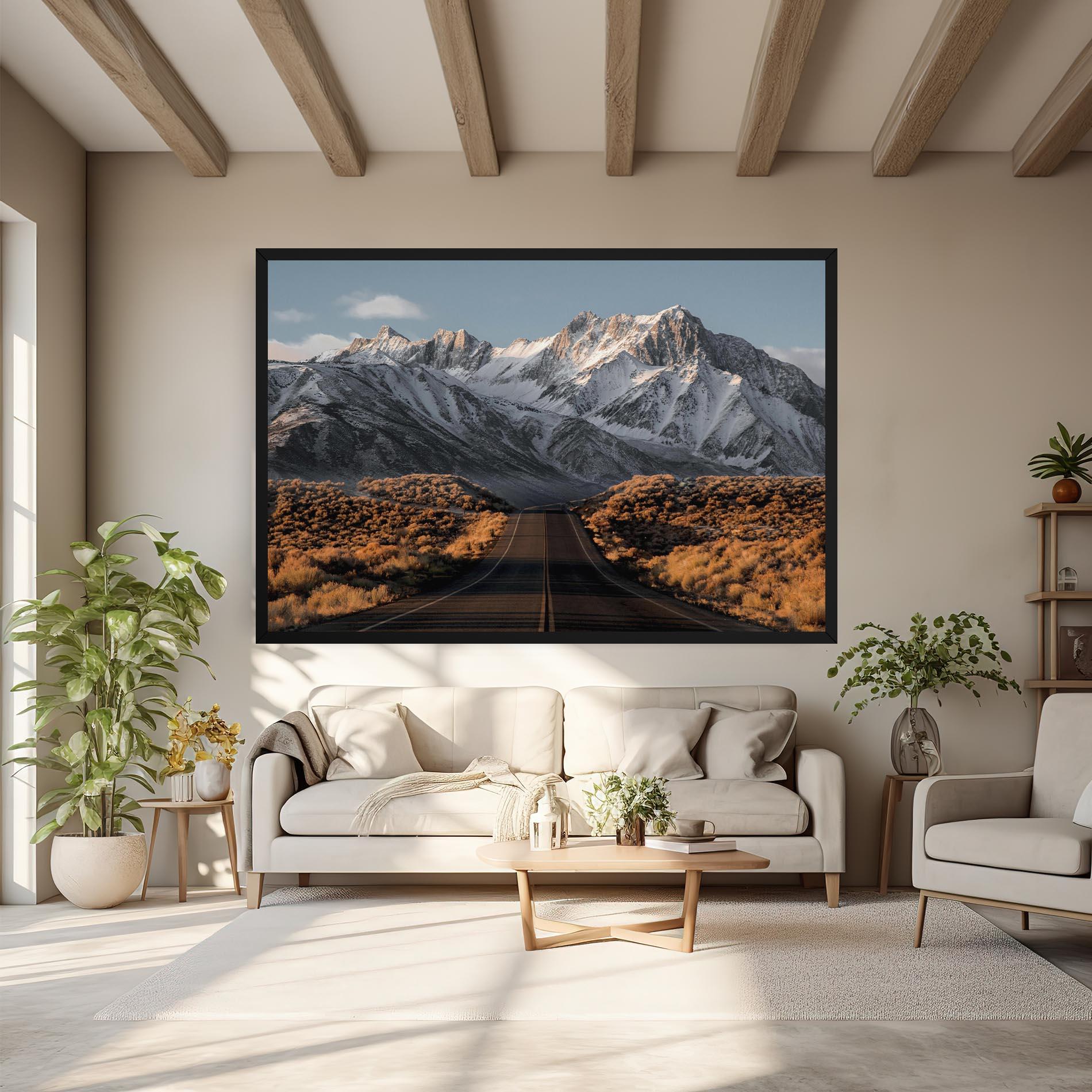 Vászonkép Autumn Mountain View mockup 6