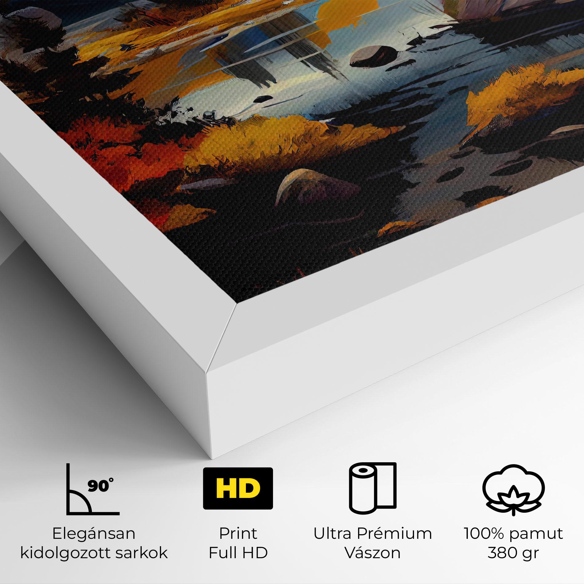 Vászonkép Autumn Landscape mockup 4