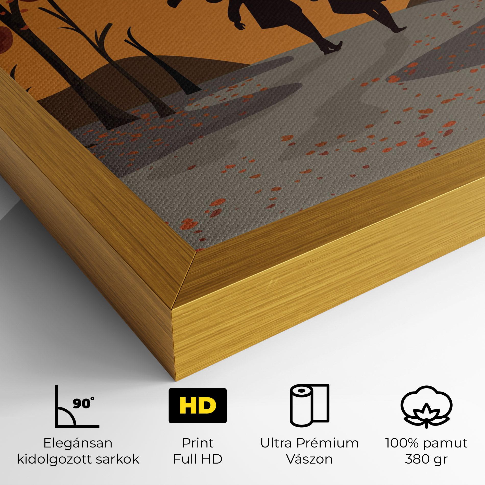 Vászonkép Autumn Couple mockup 4